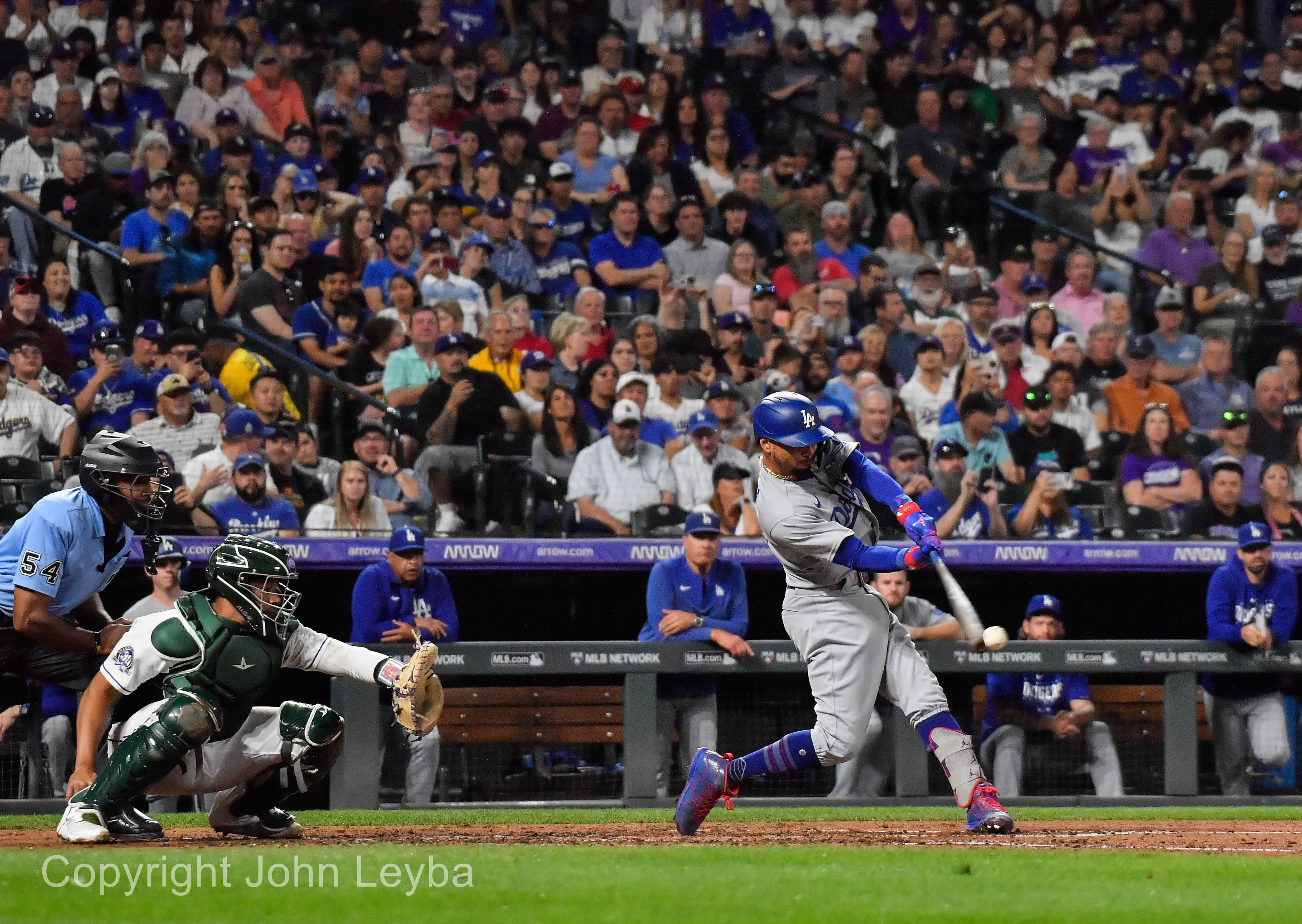 Los Angeles Dodgers center fielder James Outman (33) bats in the third  inning during a regular season game between the Milwaukee Brewers and Los  Angel Stock Photo - Alamy