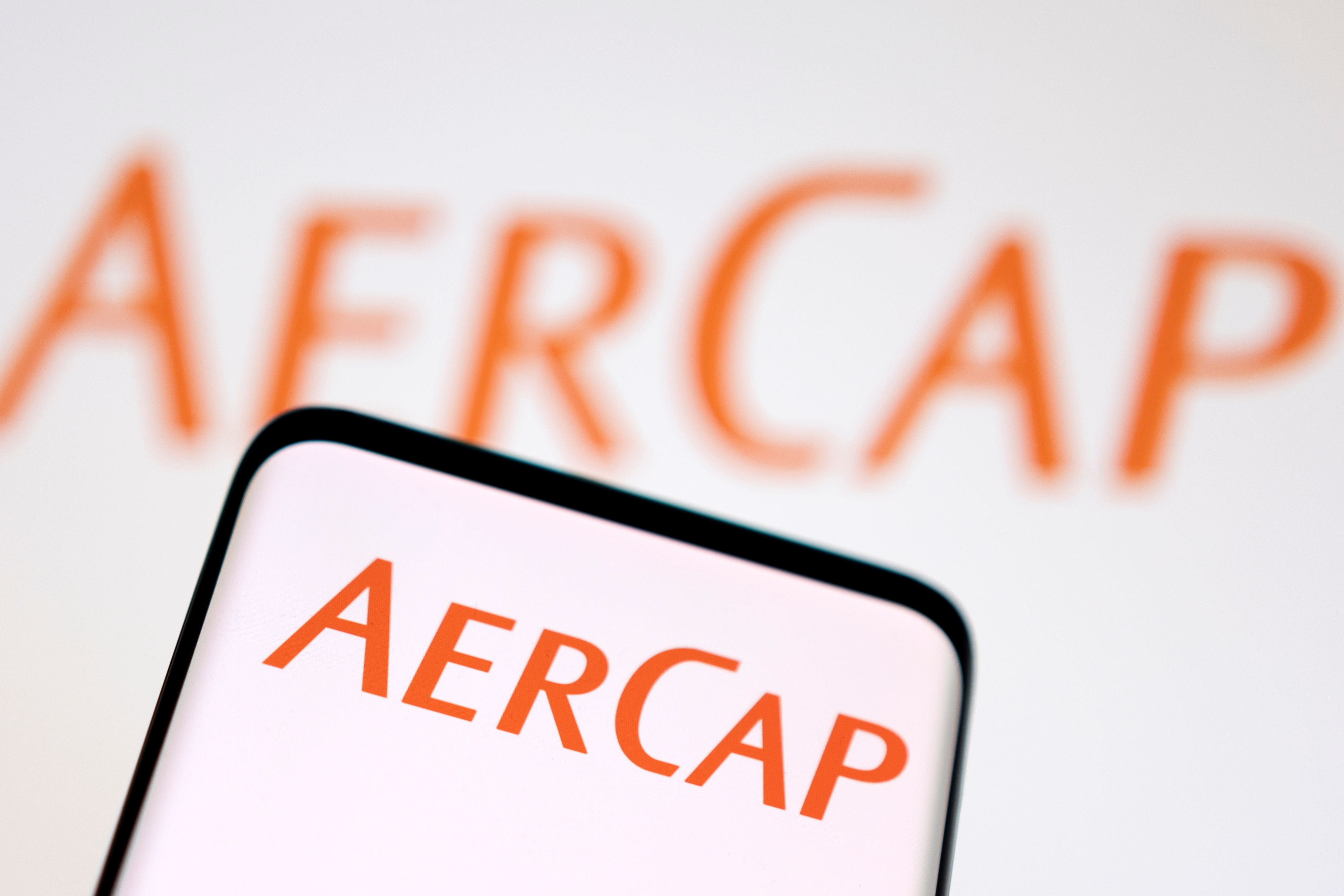 Illustration shows AerCap logo