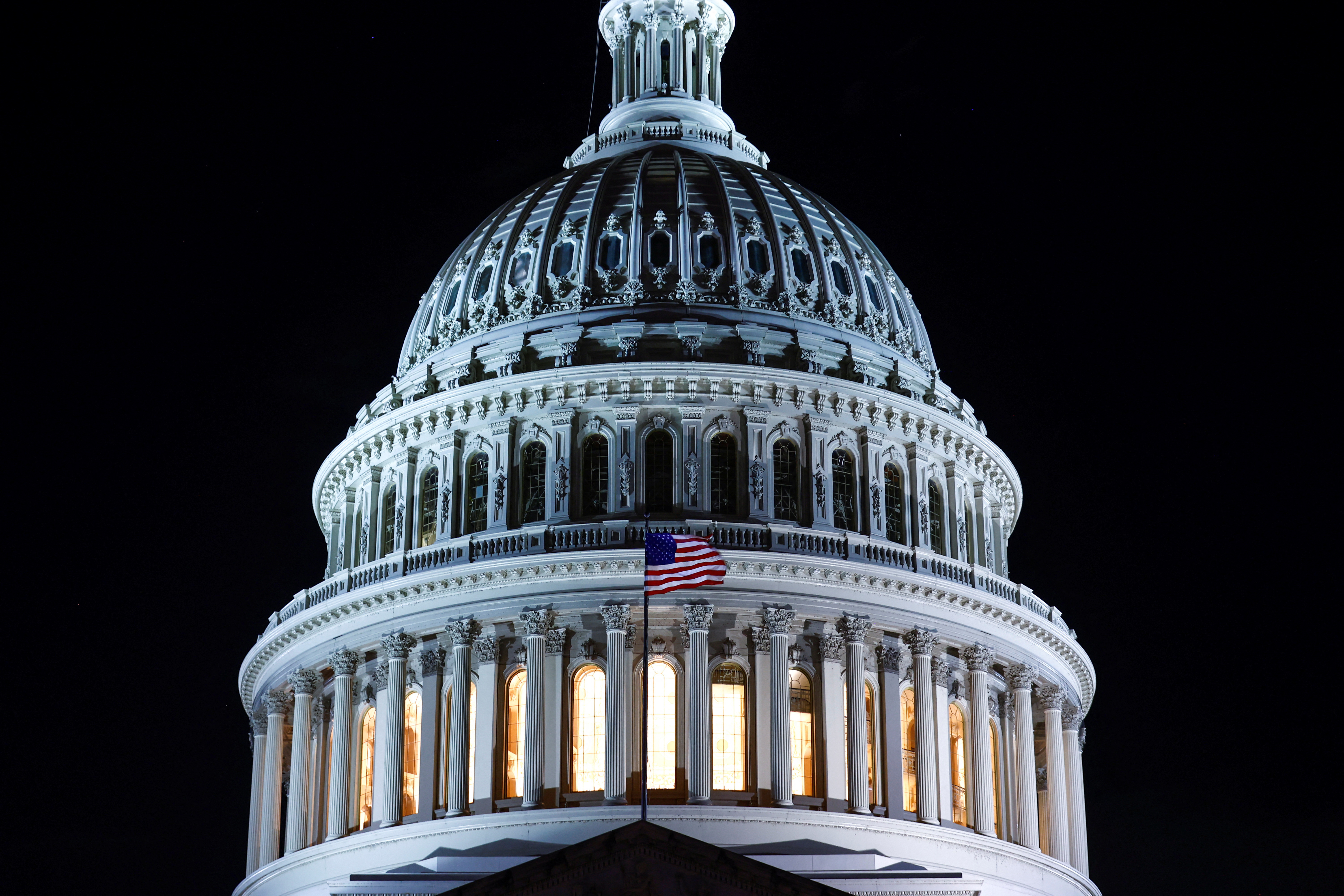 Het Amerikaanse Capitool in Washington