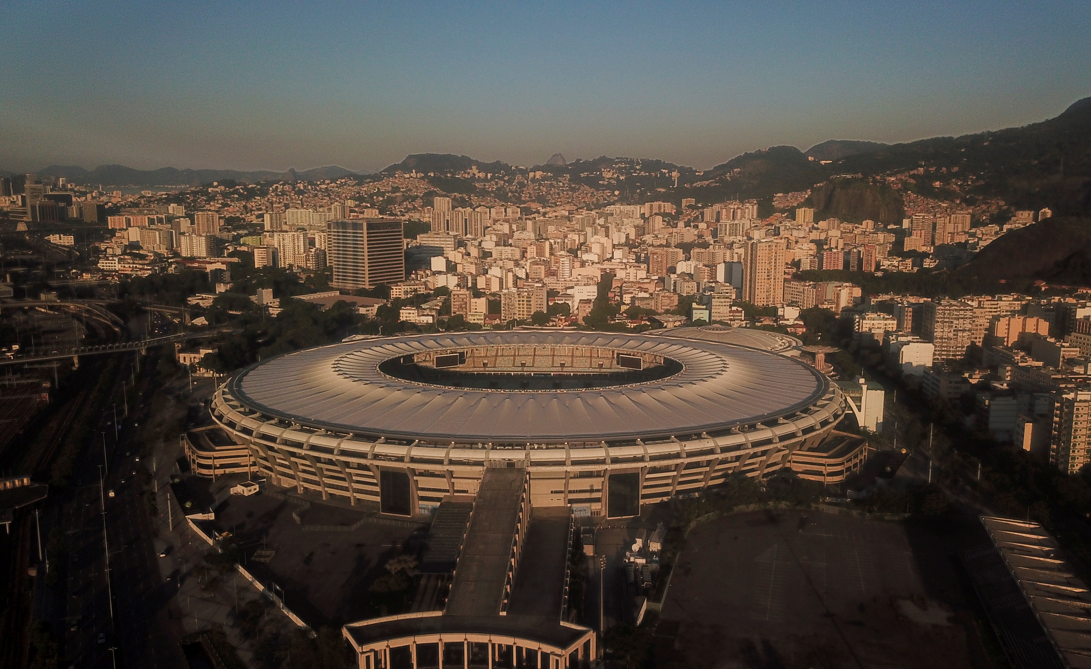 A general view of the Maracana Stadium in Rio de Janeiro