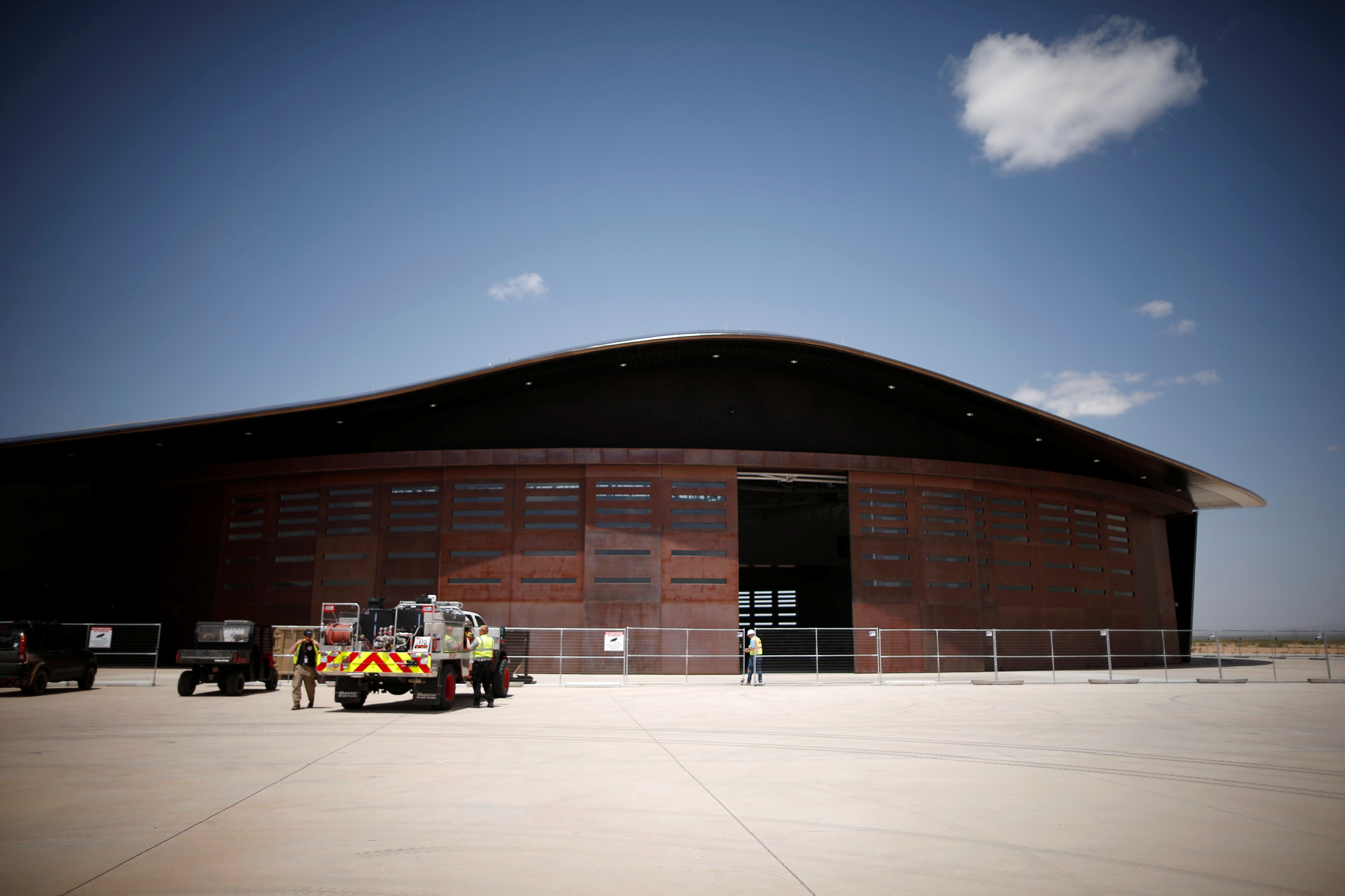 Droughthit New Mexico town eyes economic liftoff from Virgin Galactic