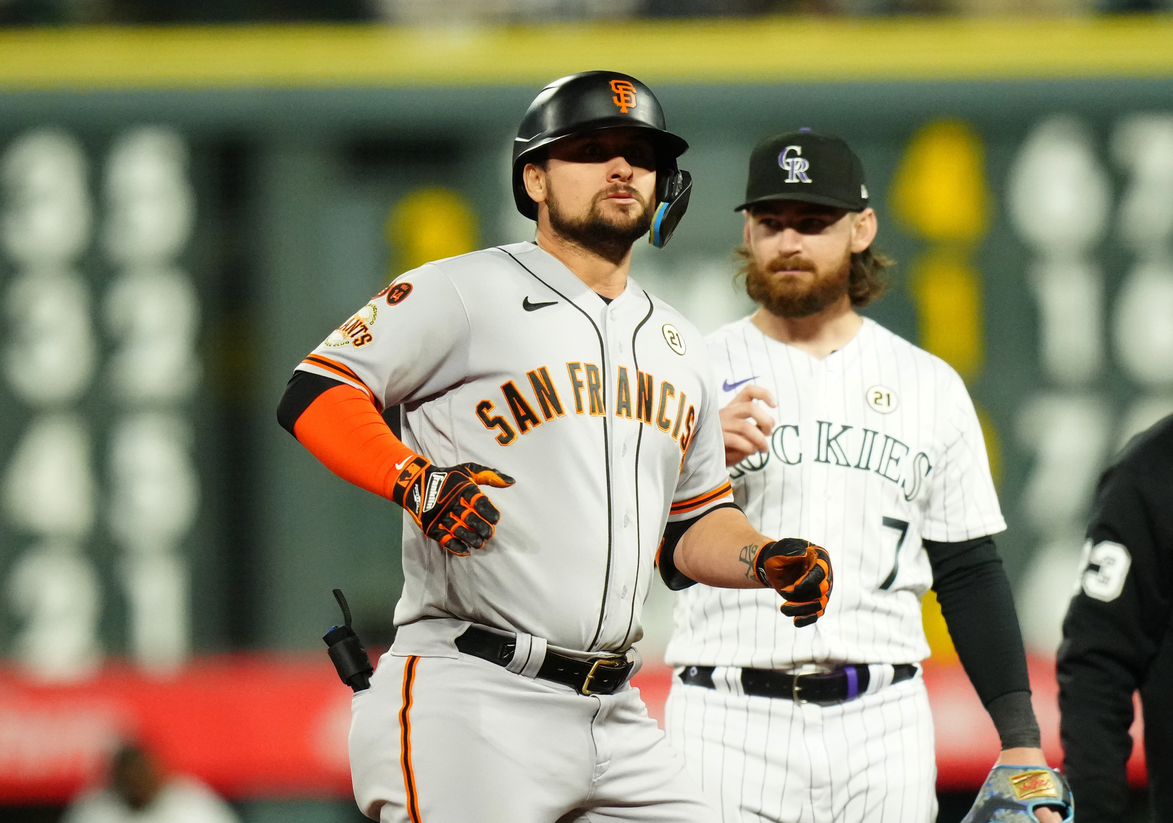 Giants flirt with no-hitter before falling to Rockies 3-2