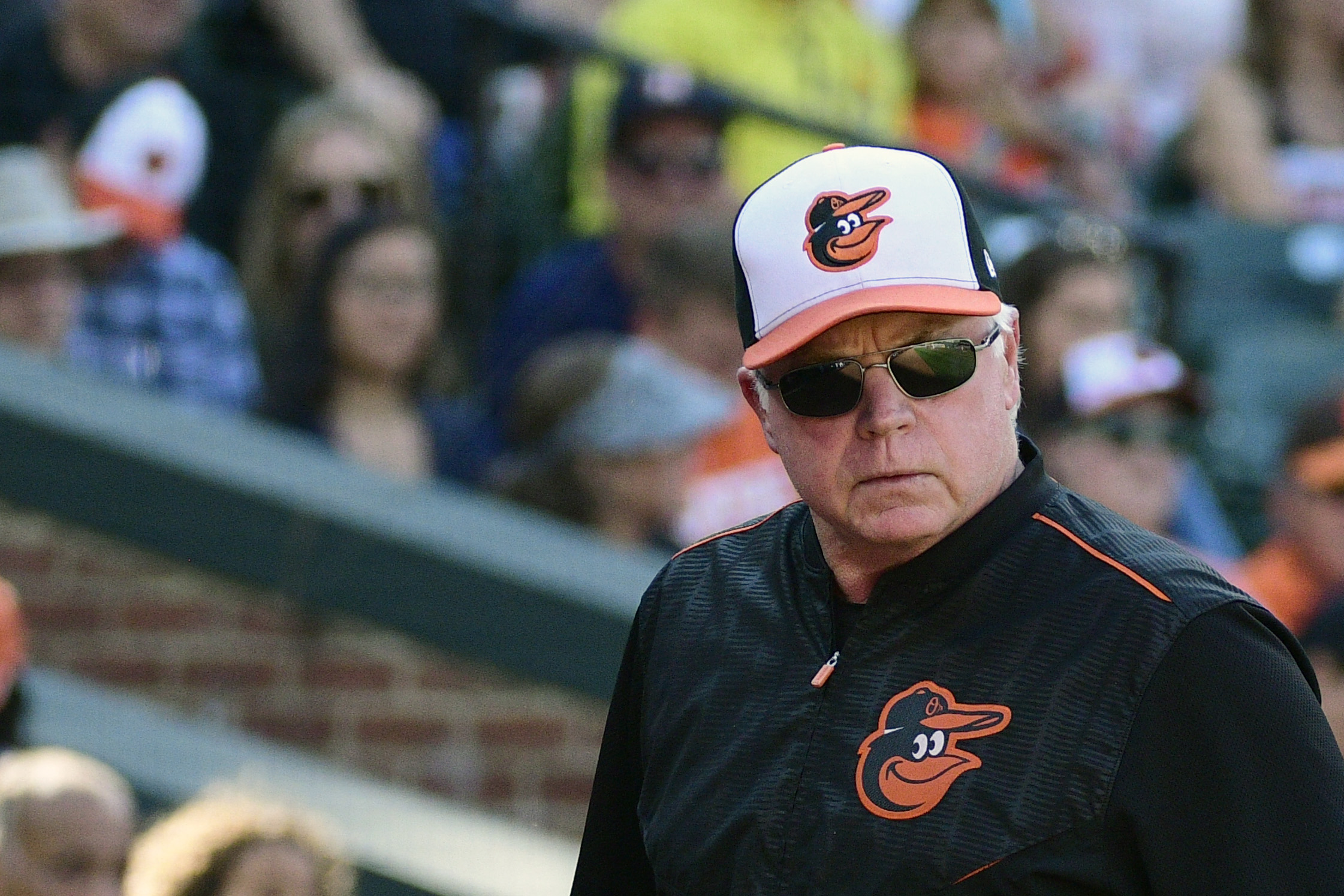 Manager Buck Showalter of the Baltimore Orioles poses for a