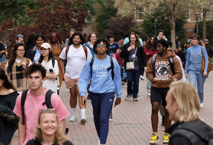 The University of North Carolina’s diverse student body