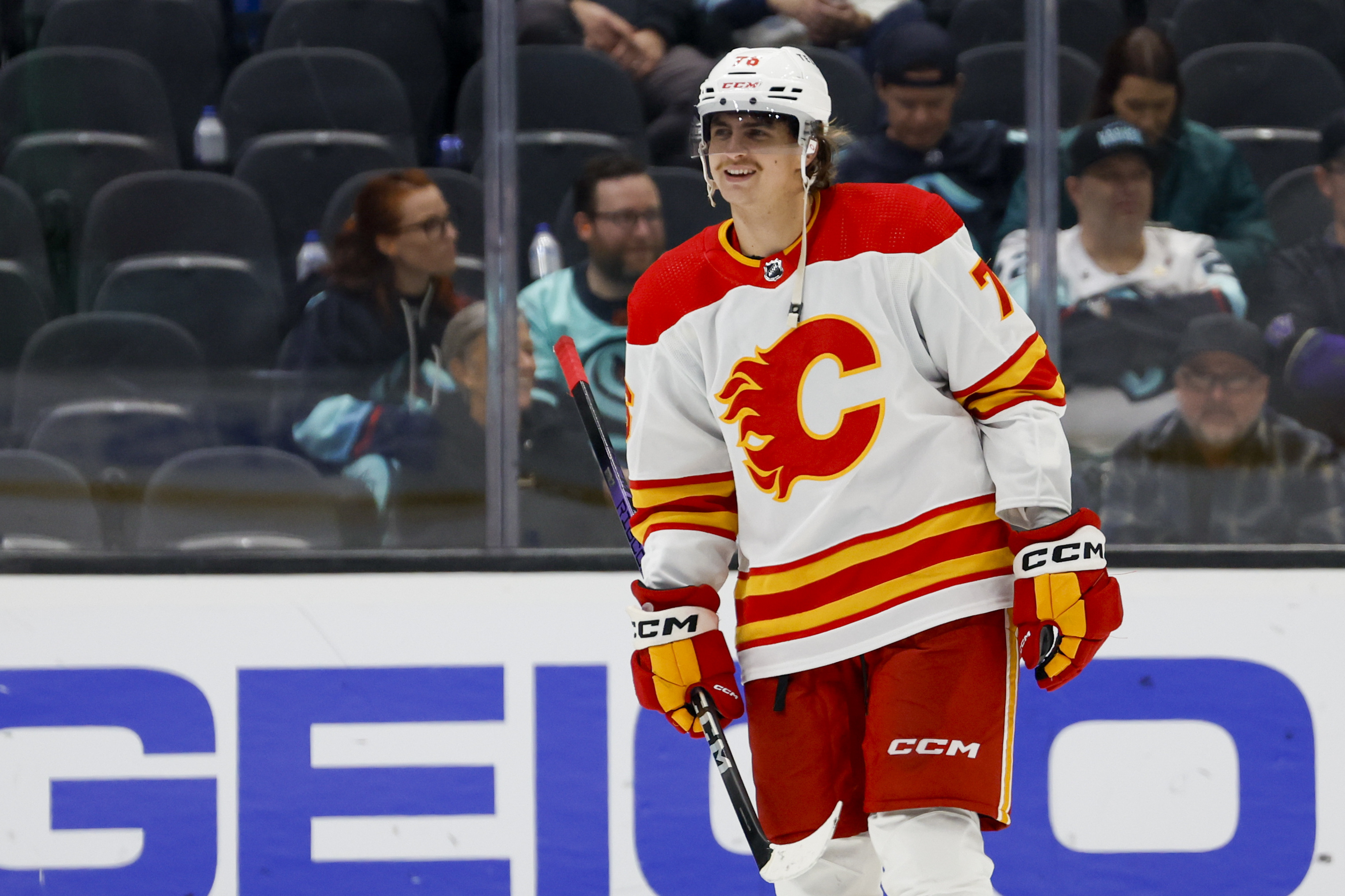 Flames' Mangiapane suspended 1 game by NHL for cross-checking Kraken's  McCann