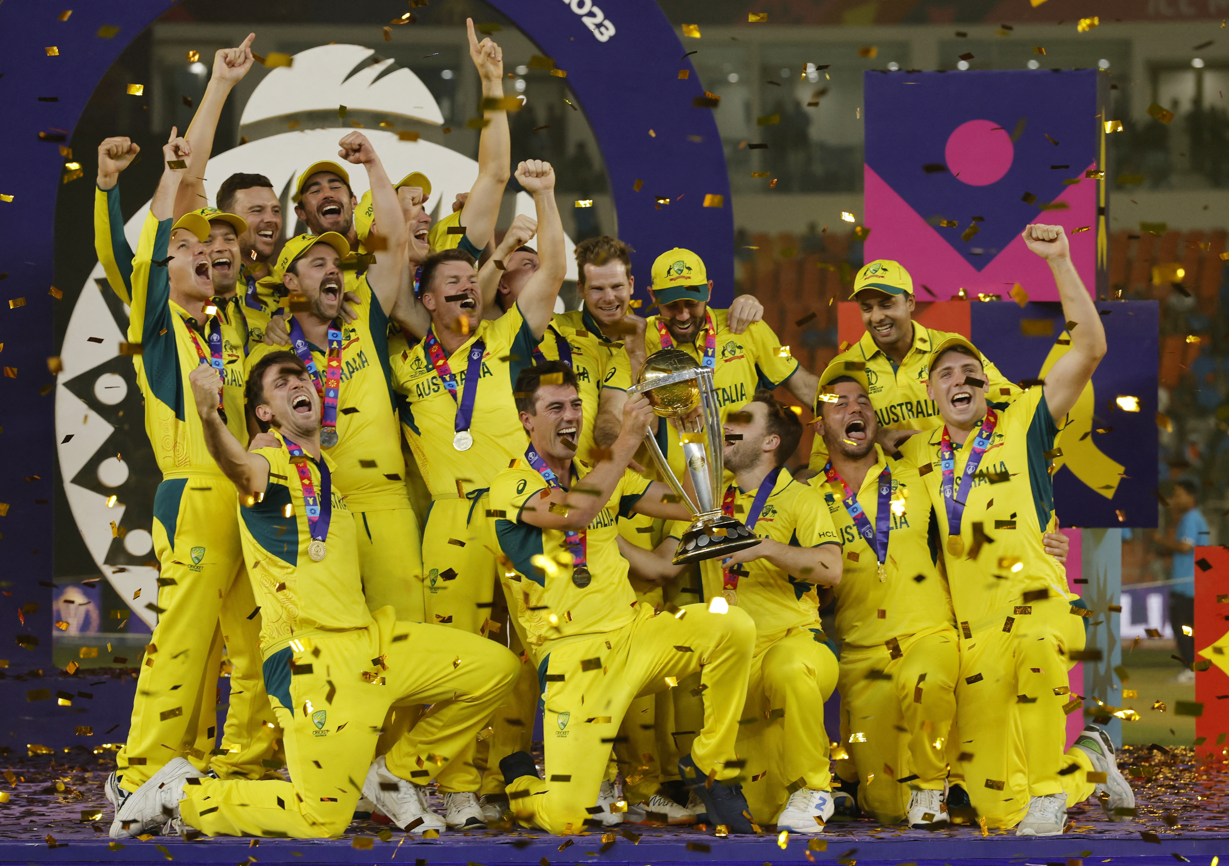 Australia halt India juggernaut to win sixth World Cup title | Reuters