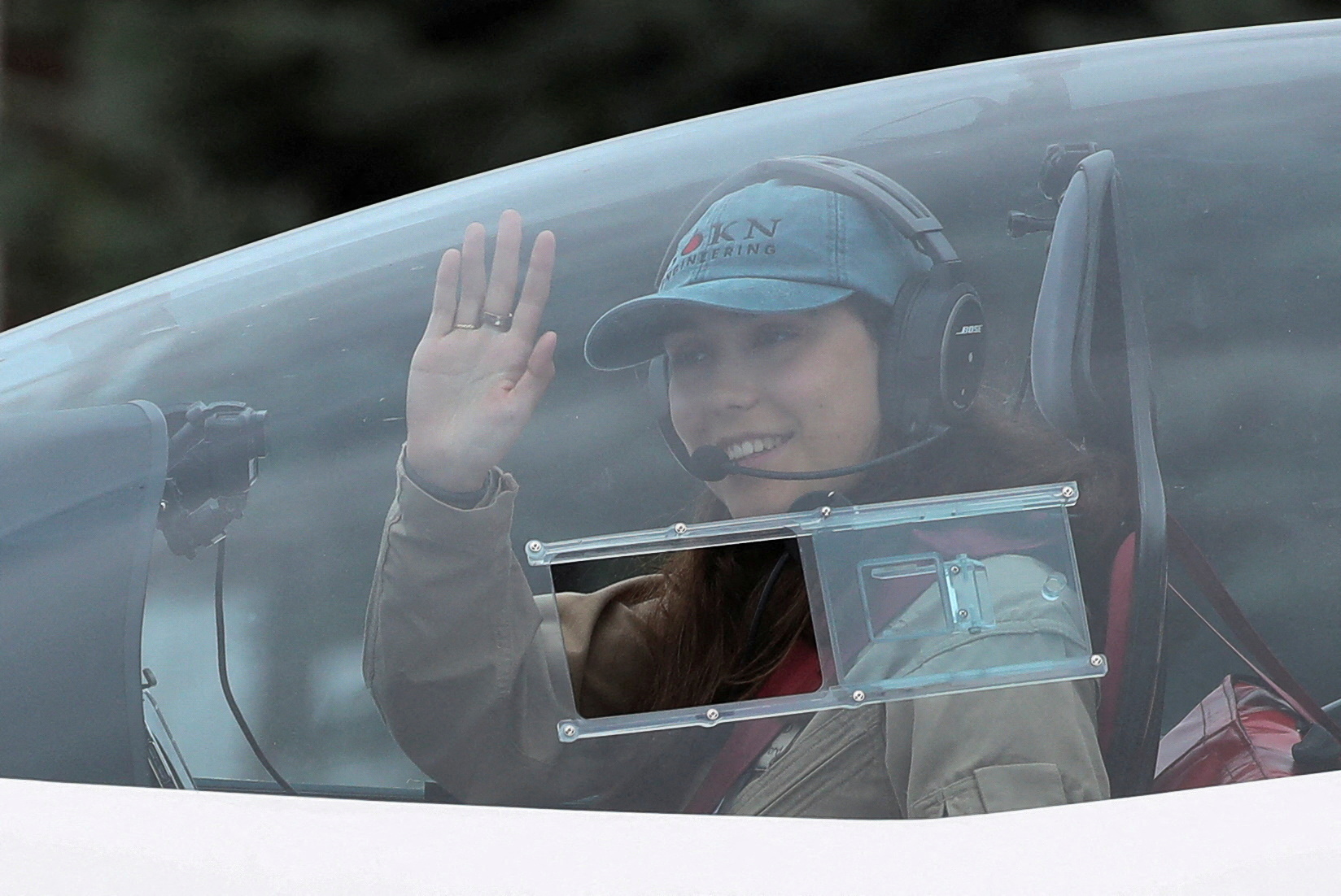 Belgian-British pilot Zara Rutherford aims to set aviation record, in Wevelgem