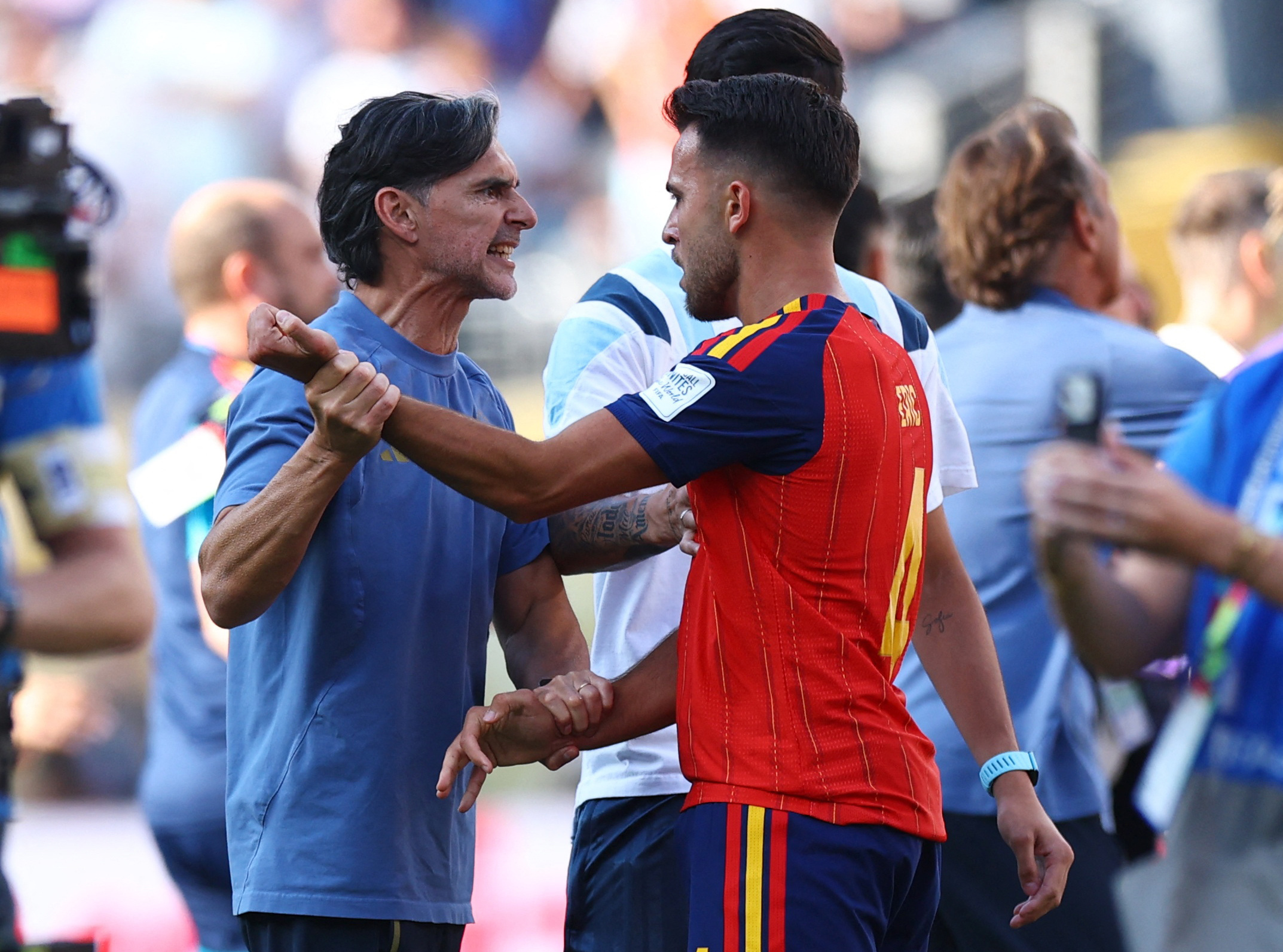 Argentina assistant Ayala says sorry for Olmo incident after World Cup final | Reuters