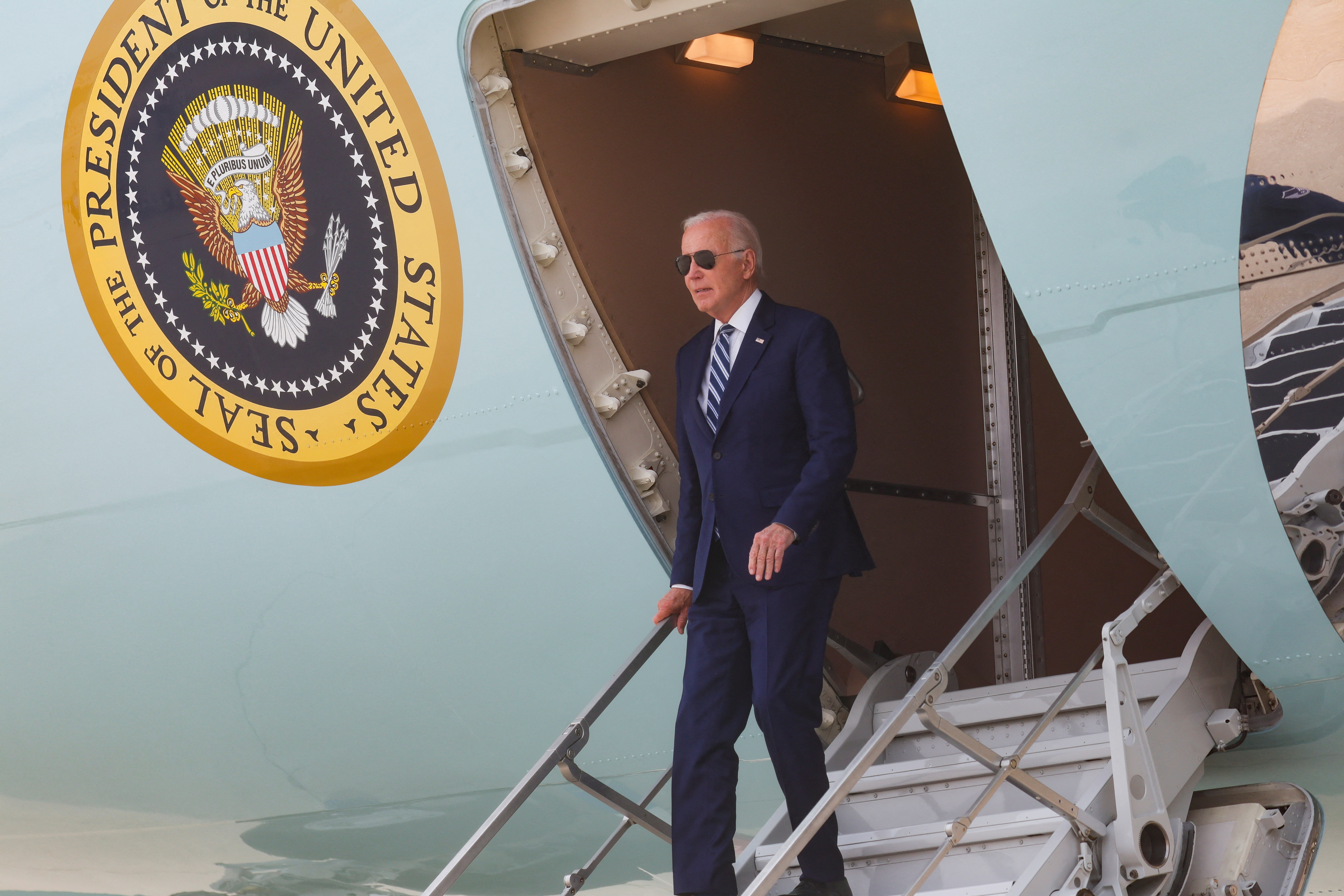 U.S. President Joe Biden visits Chicago