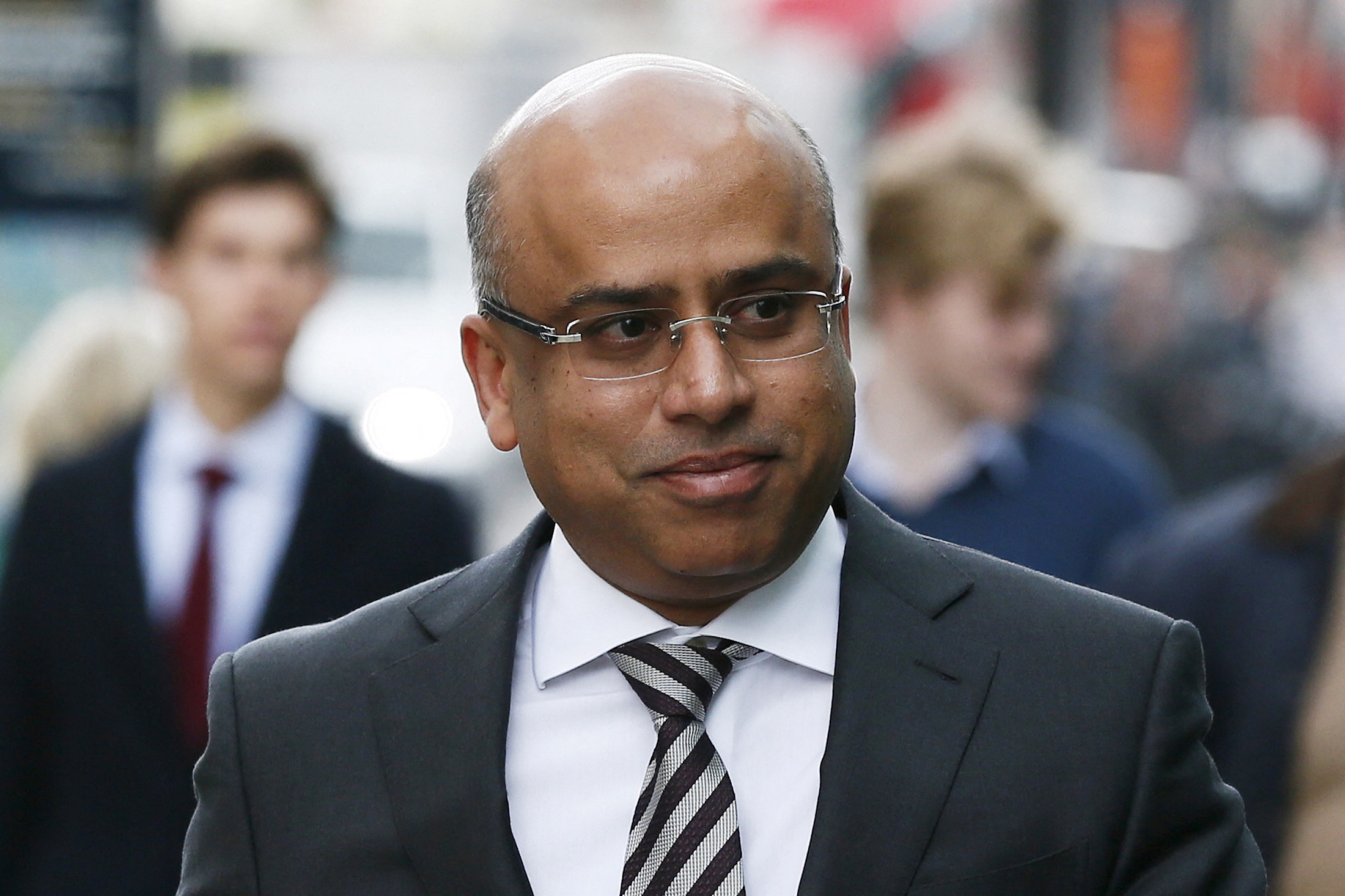Steel tycoon Gupta arrives at the Department for Business, Innovation and Skills in London