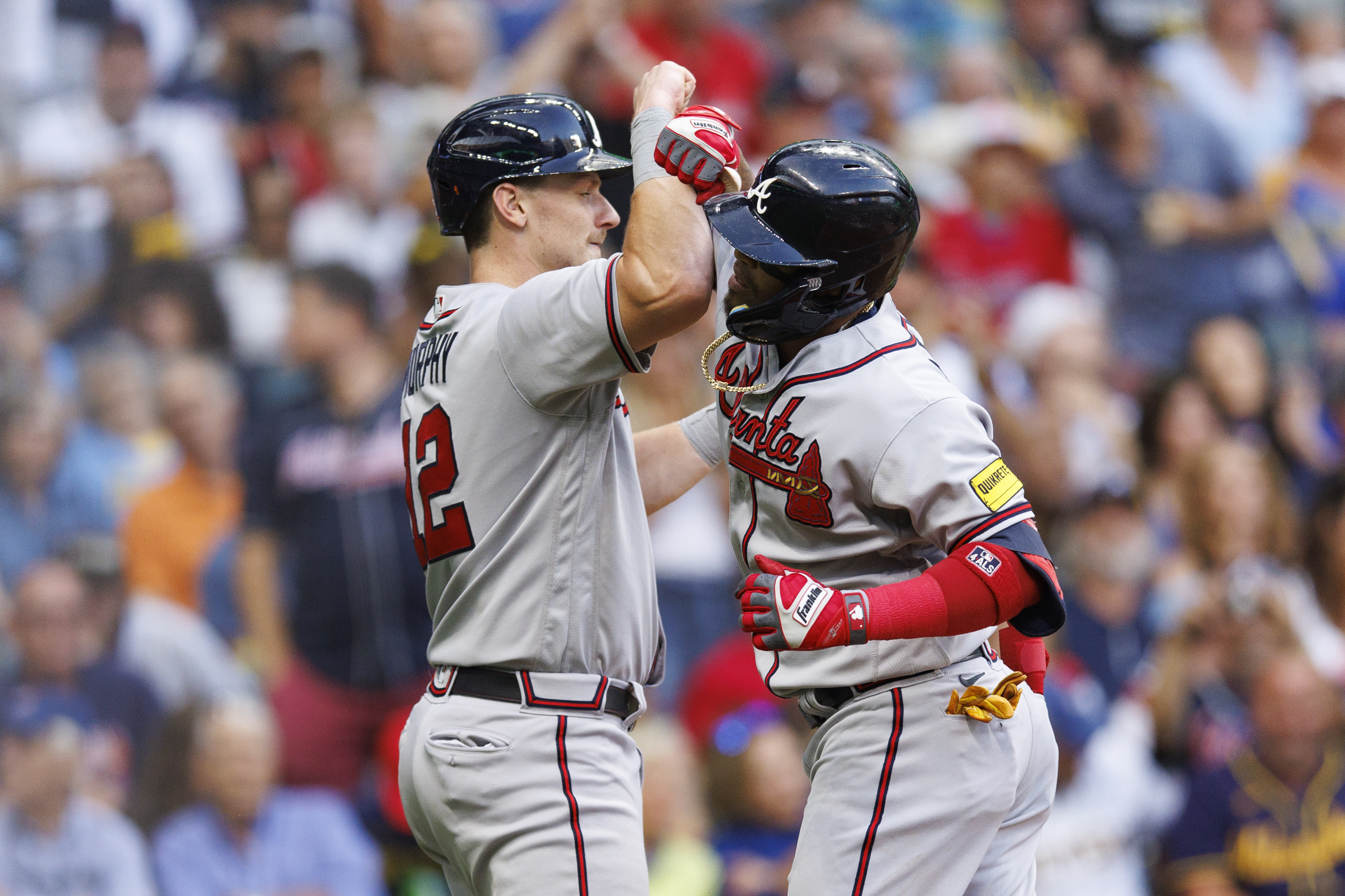 Brewers beat Braves 6-3; Acuña homers in return for Atlanta