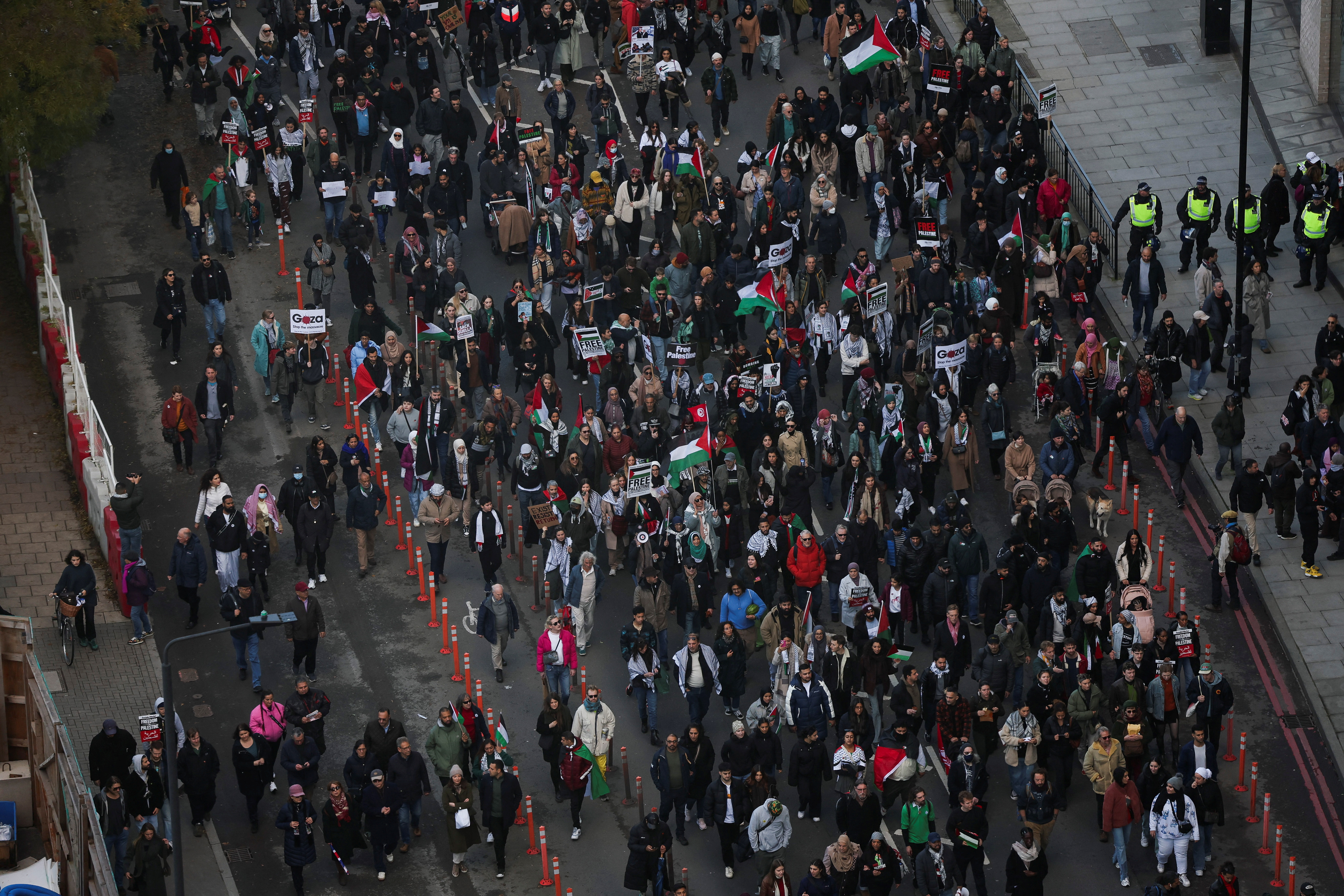 Pro-Palestinian demonstration in London