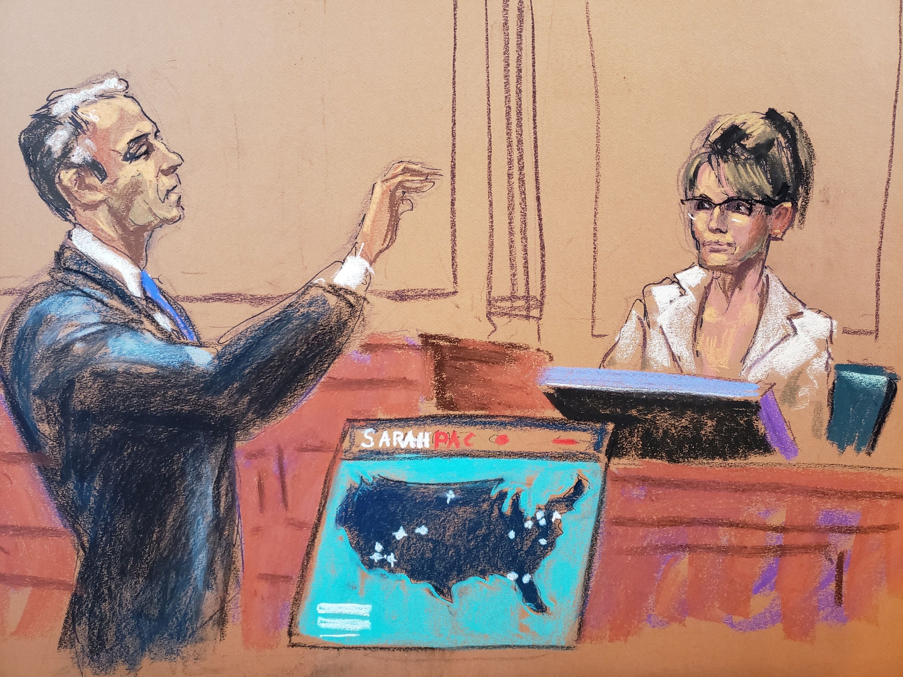 Sarah Palin Testifies That She Felt 'powerless' Vs 'goliath' New York 