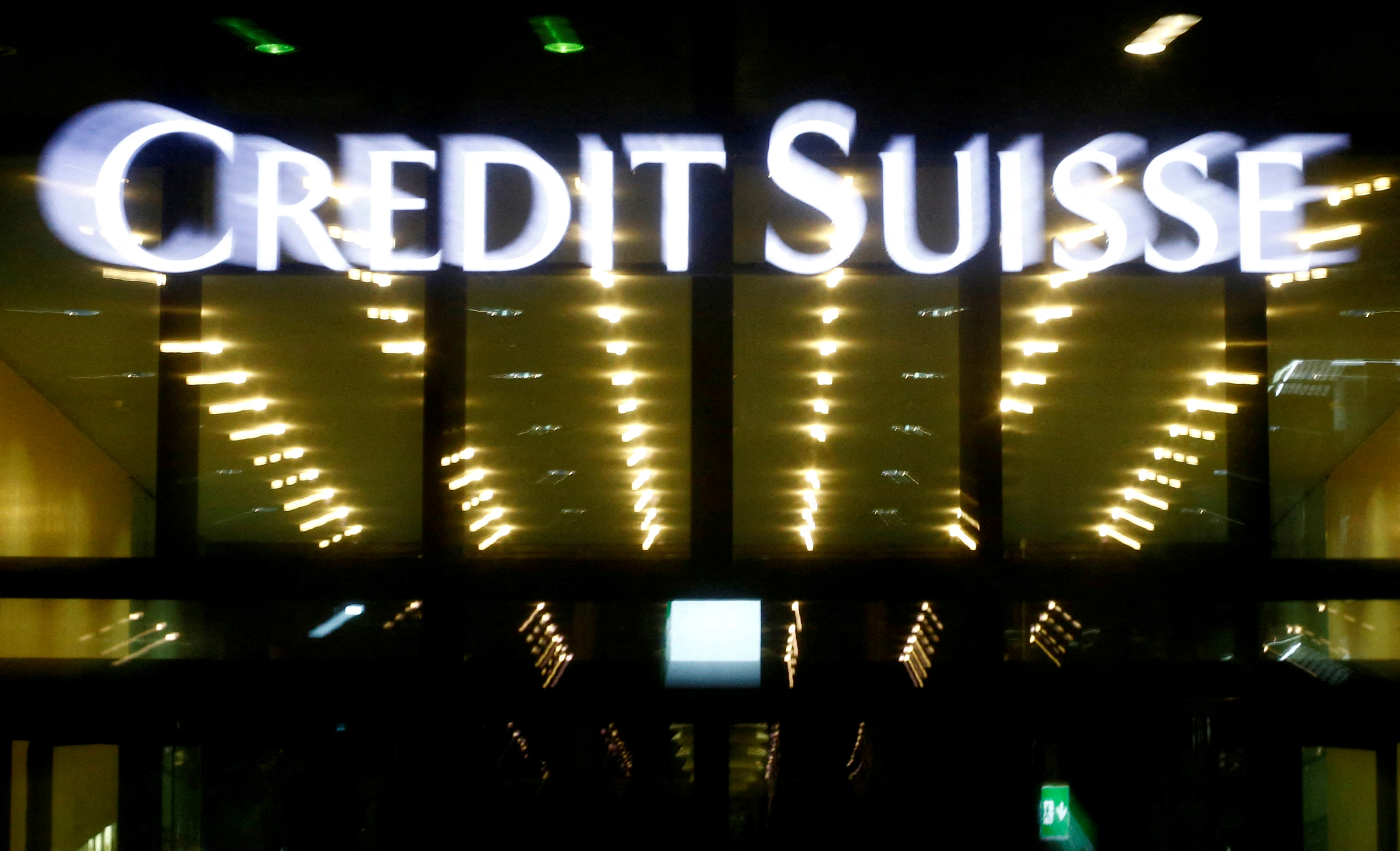 Logo of Credit Suisse is seen in Zurich, Switzerland