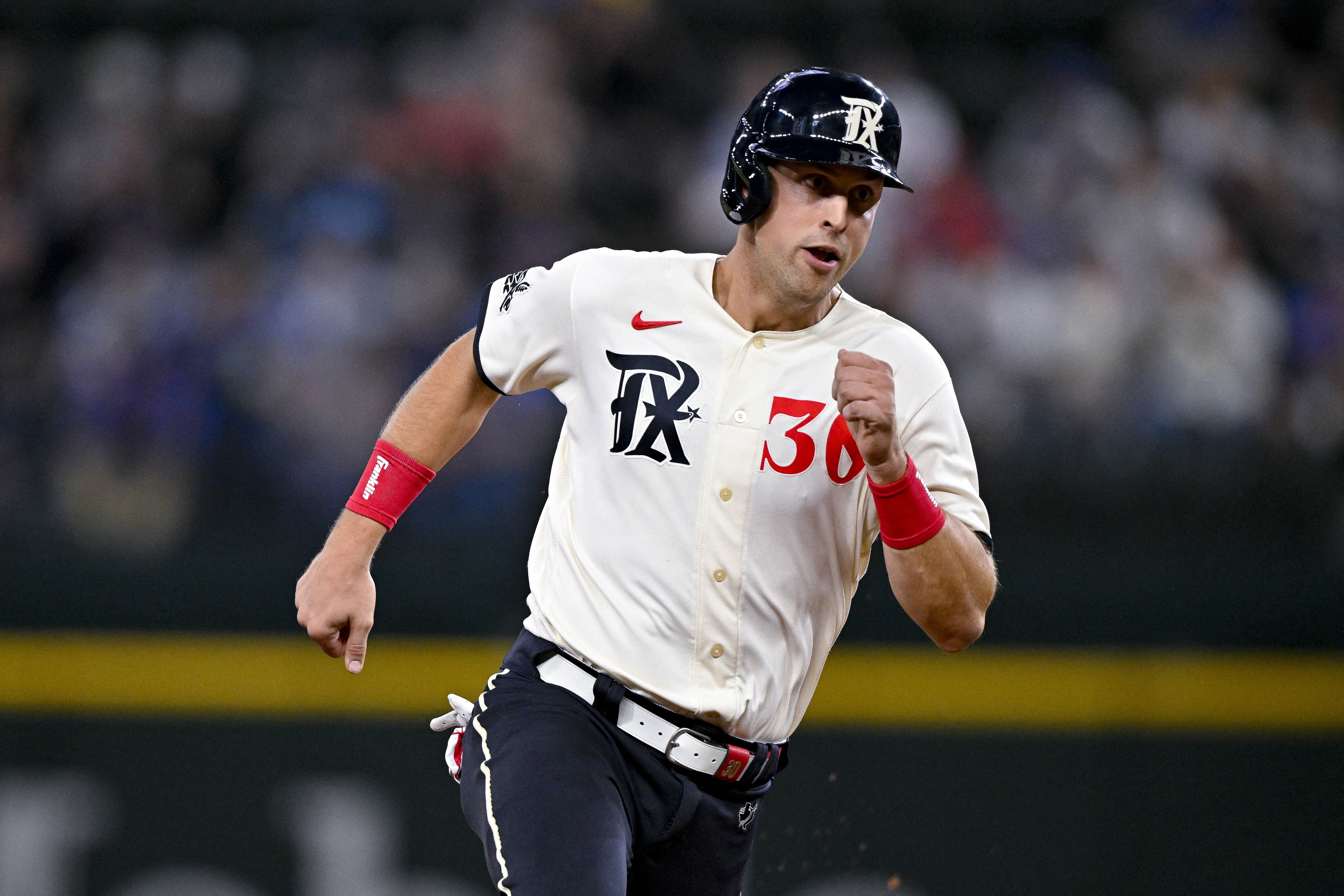 Adolis García has 3 homers, 2 doubles, 8 RBIs as Rangers rout A's