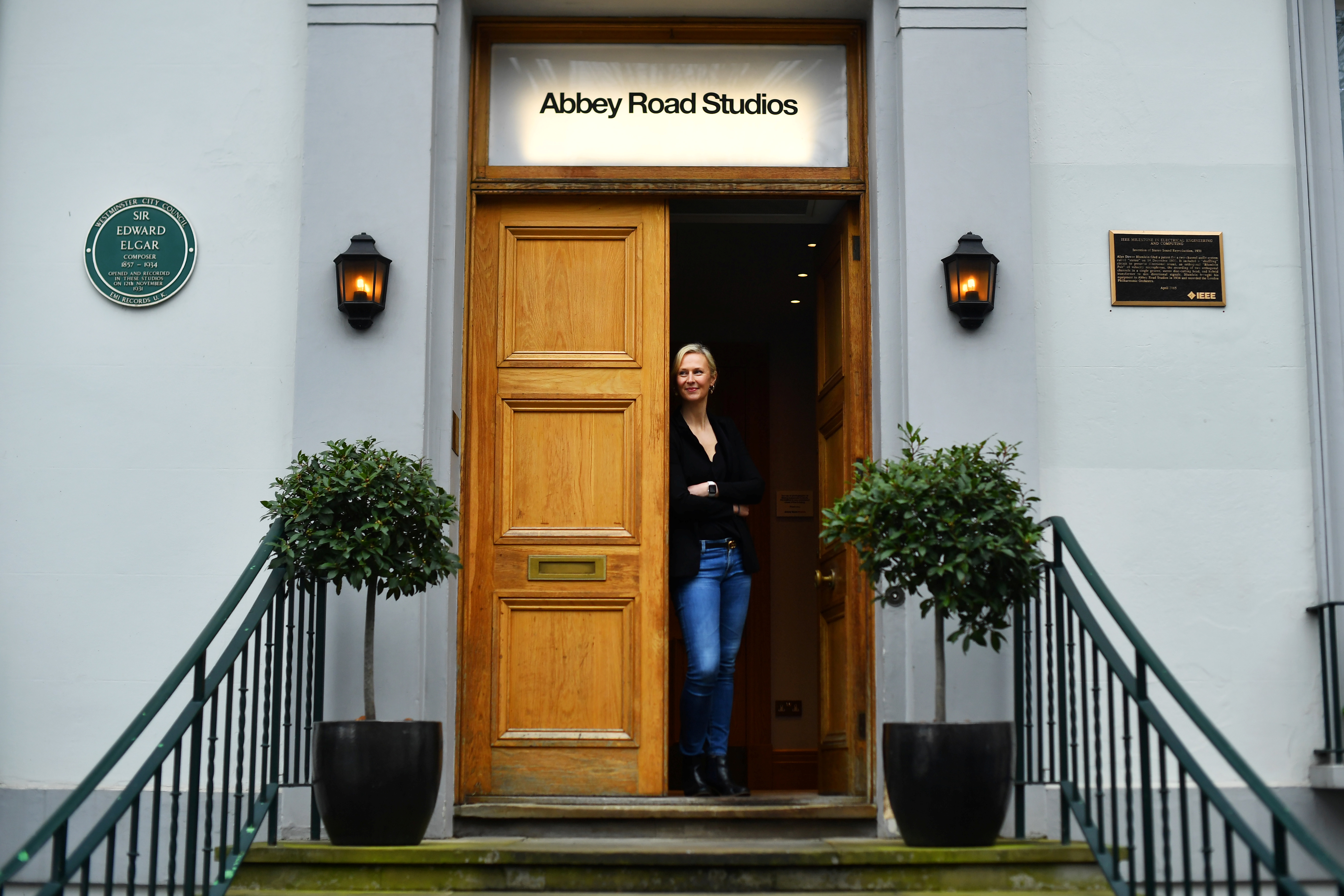 Abbey Road Studios Managing Director Isabel Garvey poses for a portrait in London