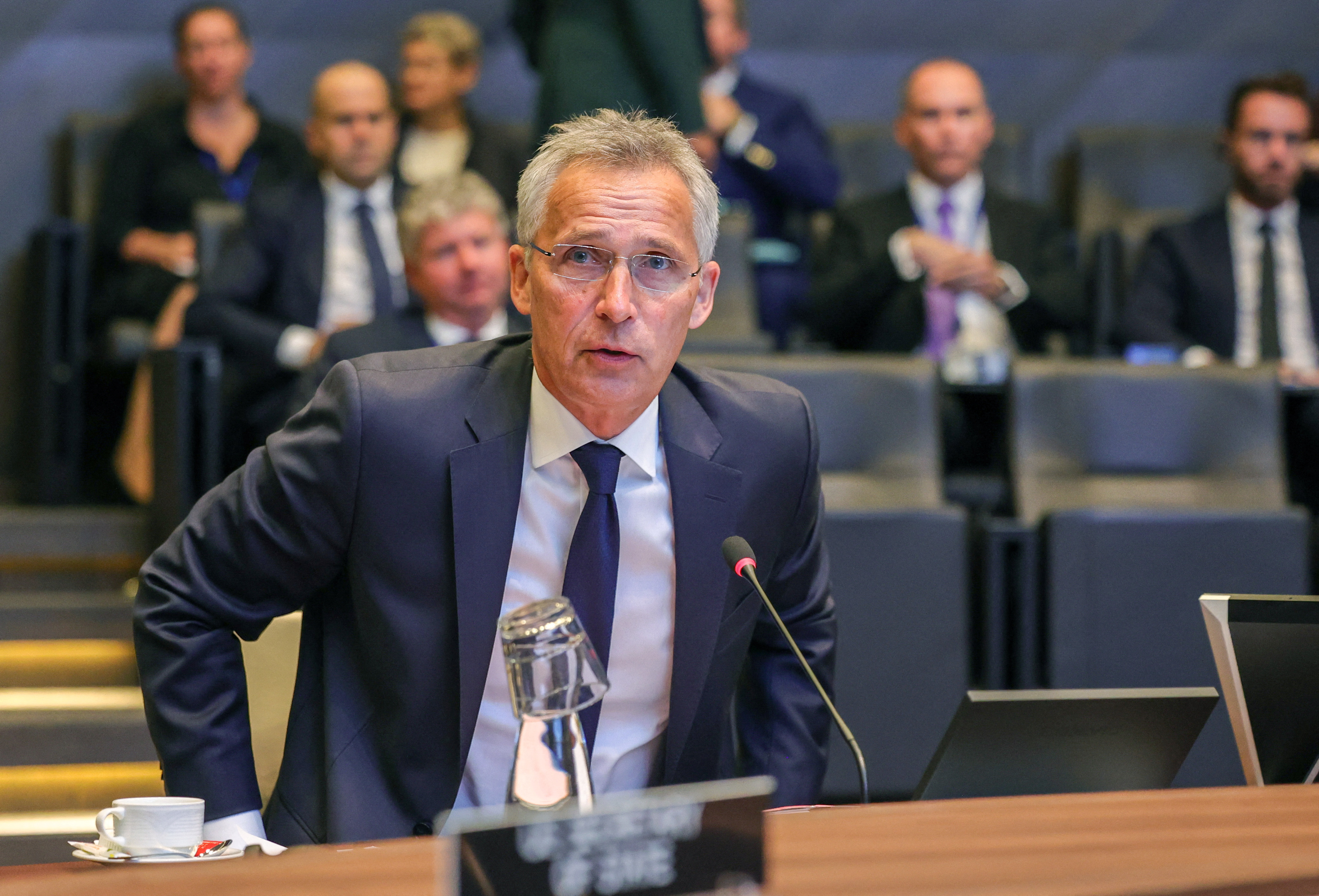 NATO ambassadors' meeting in Brussels