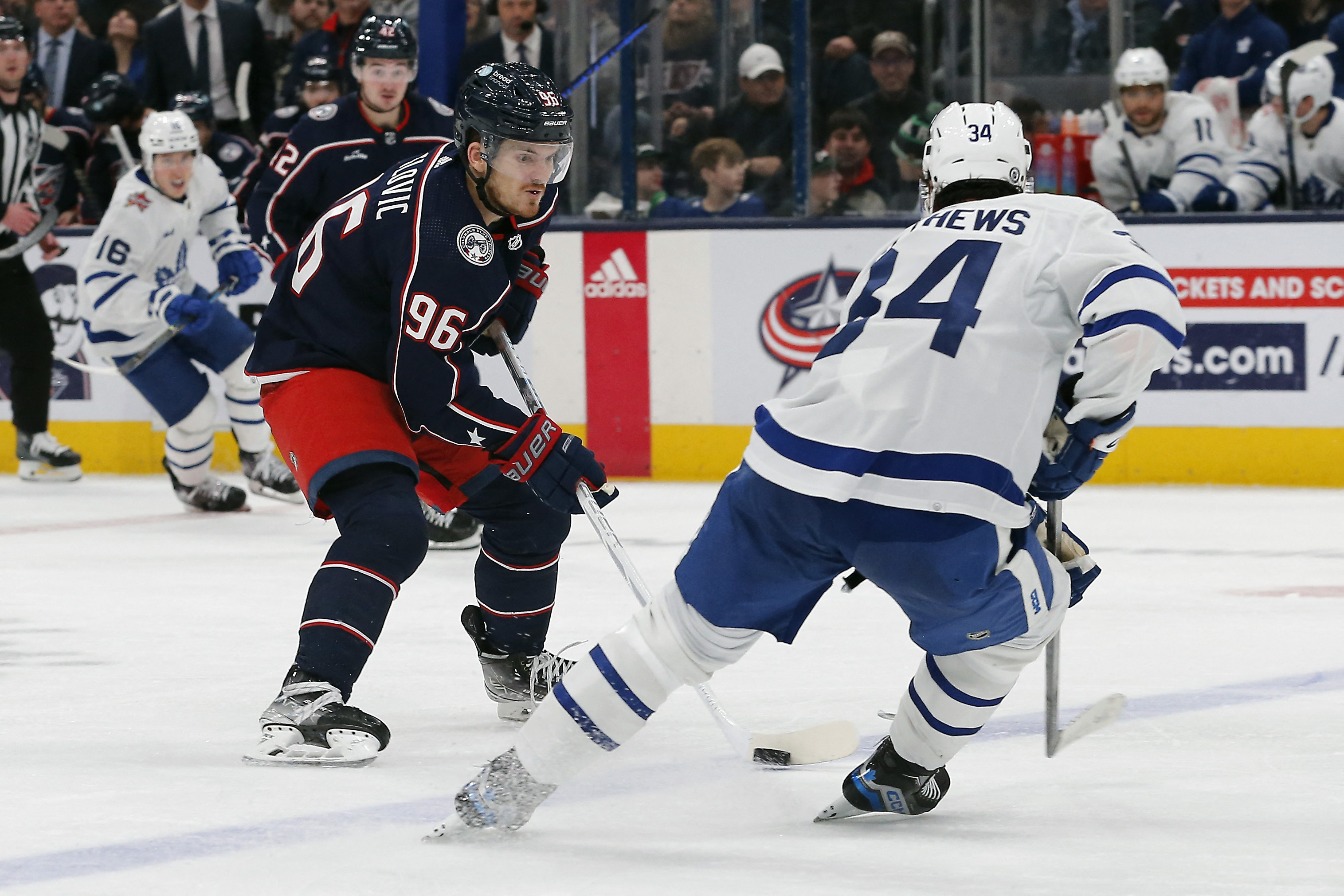 Johnny Gaudreau's OT Goal Lifts Blue Jackets Over Maple Leafs | Reuters