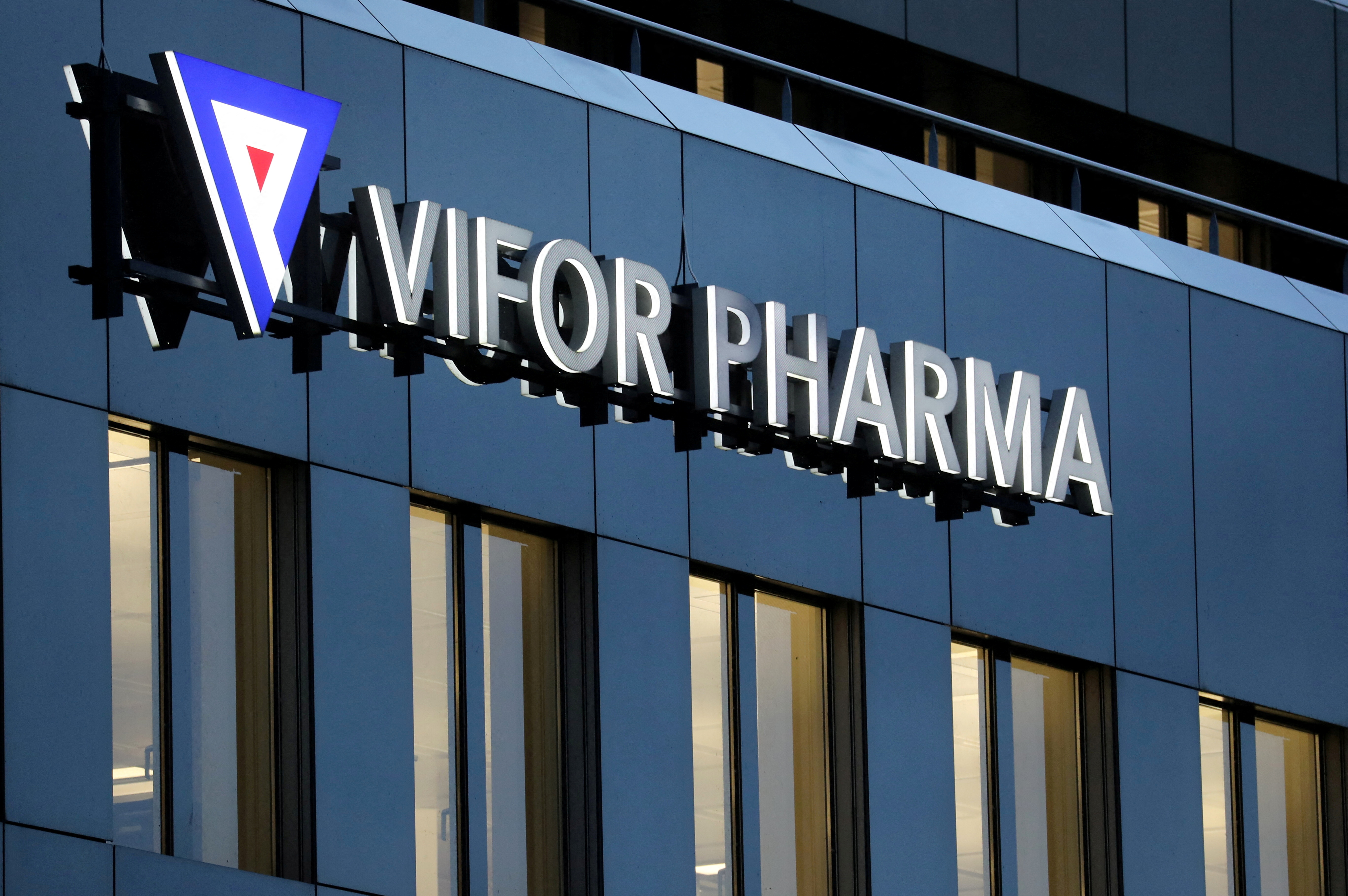 The headquarters of Swiss drugmaker Vifor Pharma in Glattbrugg, Switzerland