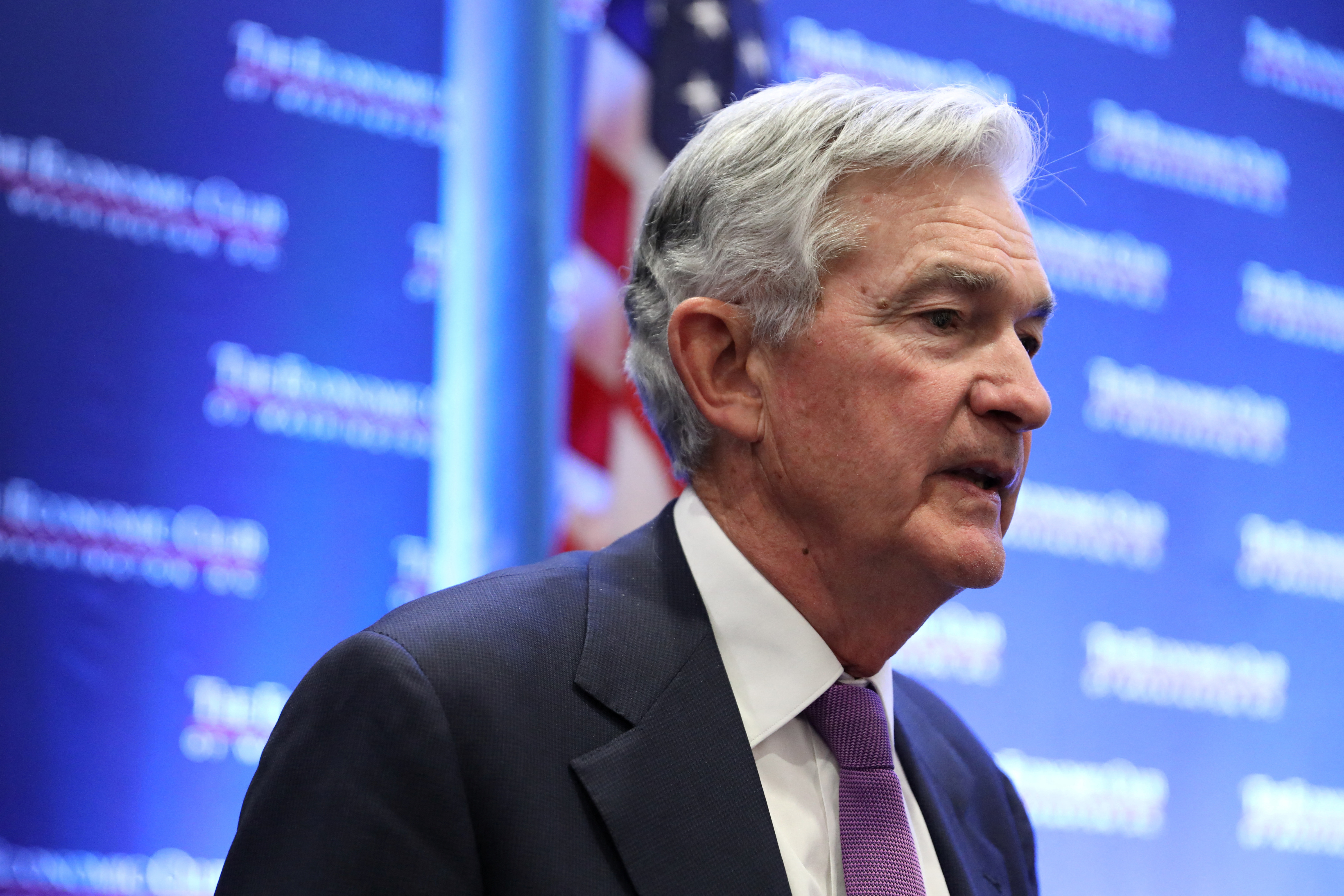 Fed Chair Jerome Powell speaks at The Economic Club of Washington
