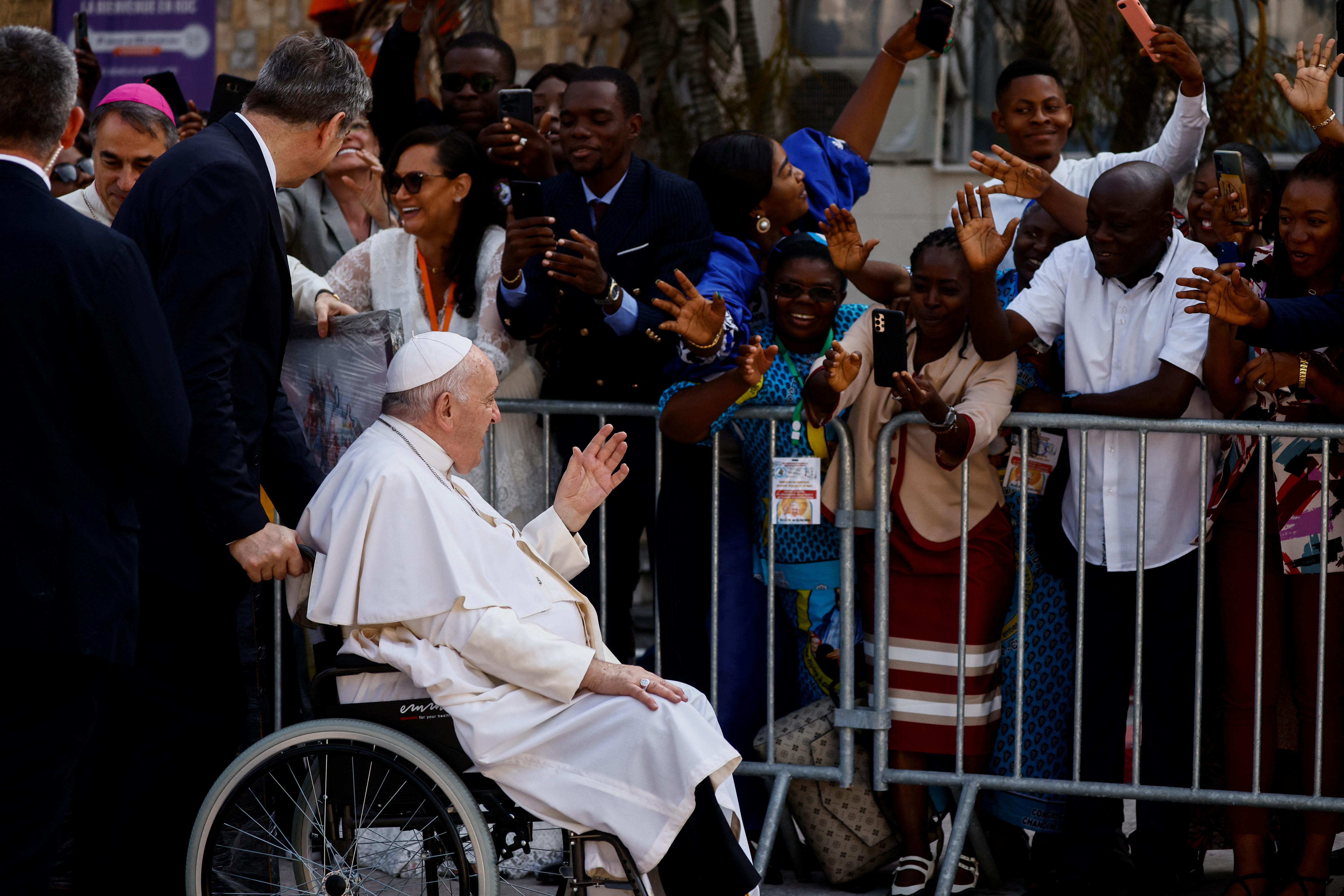 Pope Francis visits Congo
