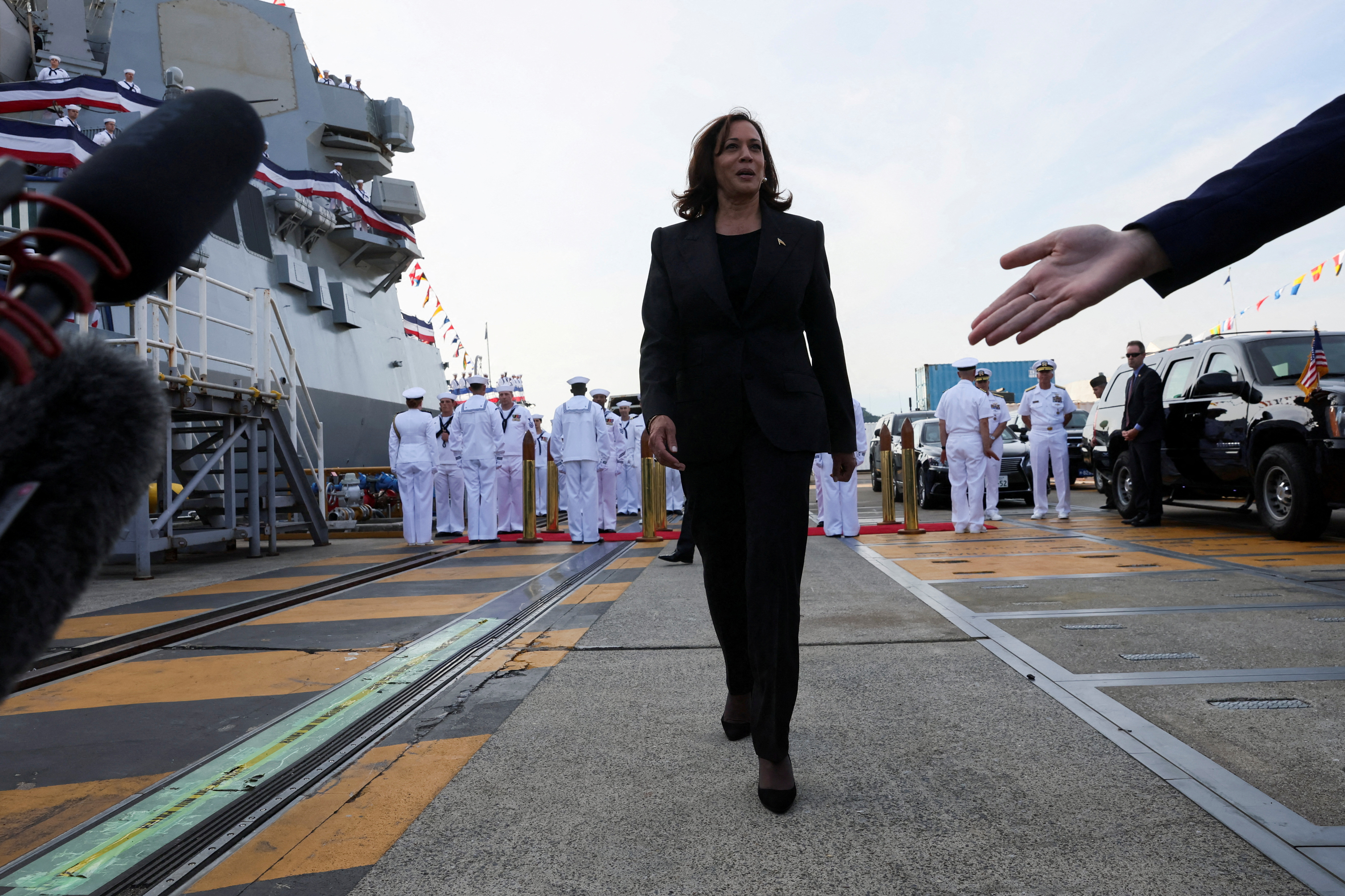 U.S. Vice President Harris visits Japan