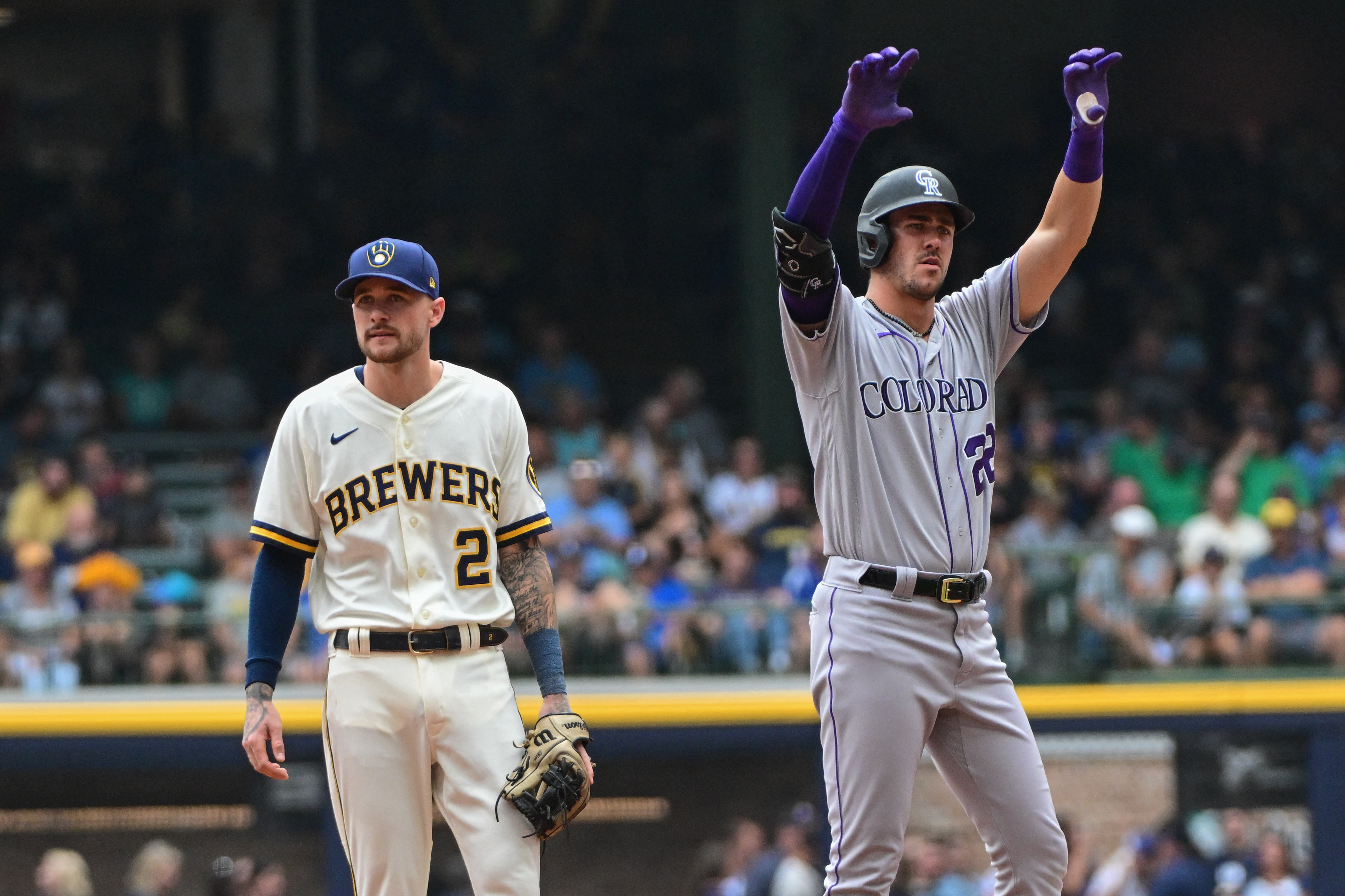 Rockies spoil Opening Day, beat the Brewers