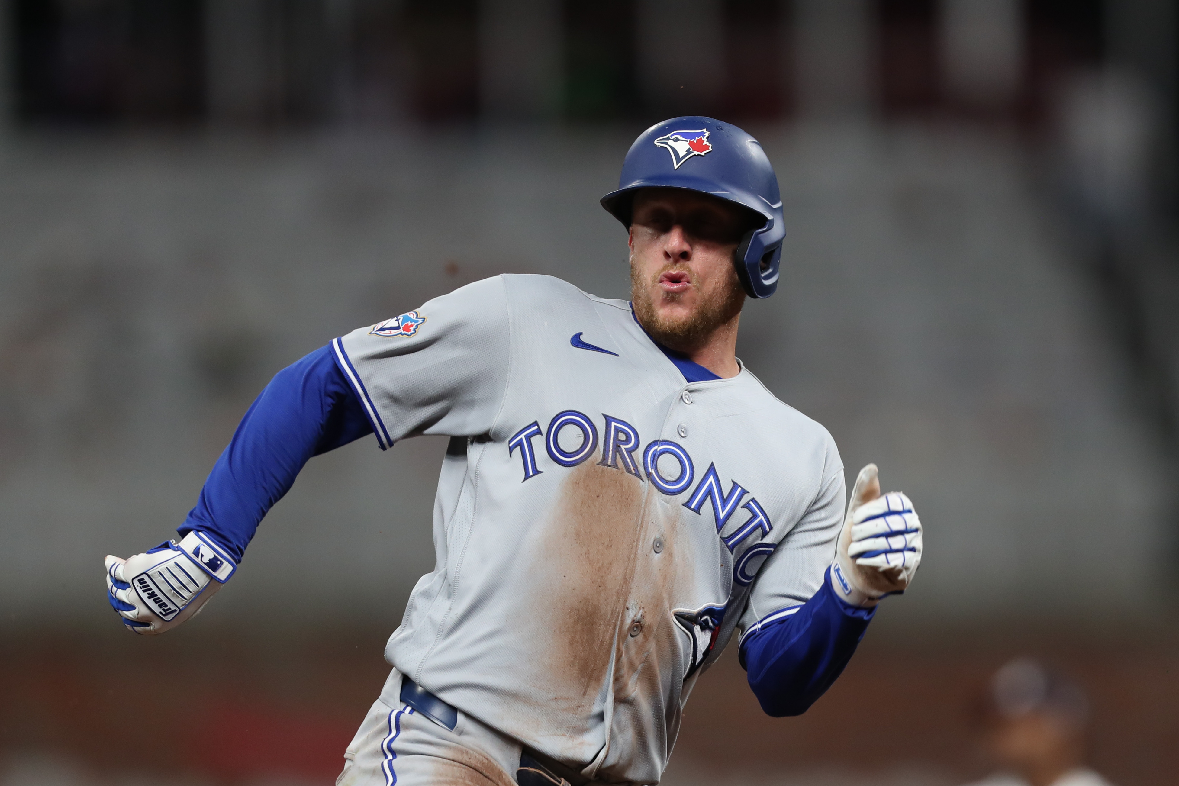 Myles Straw delivers clutch hits as Blue Jays take down Braves