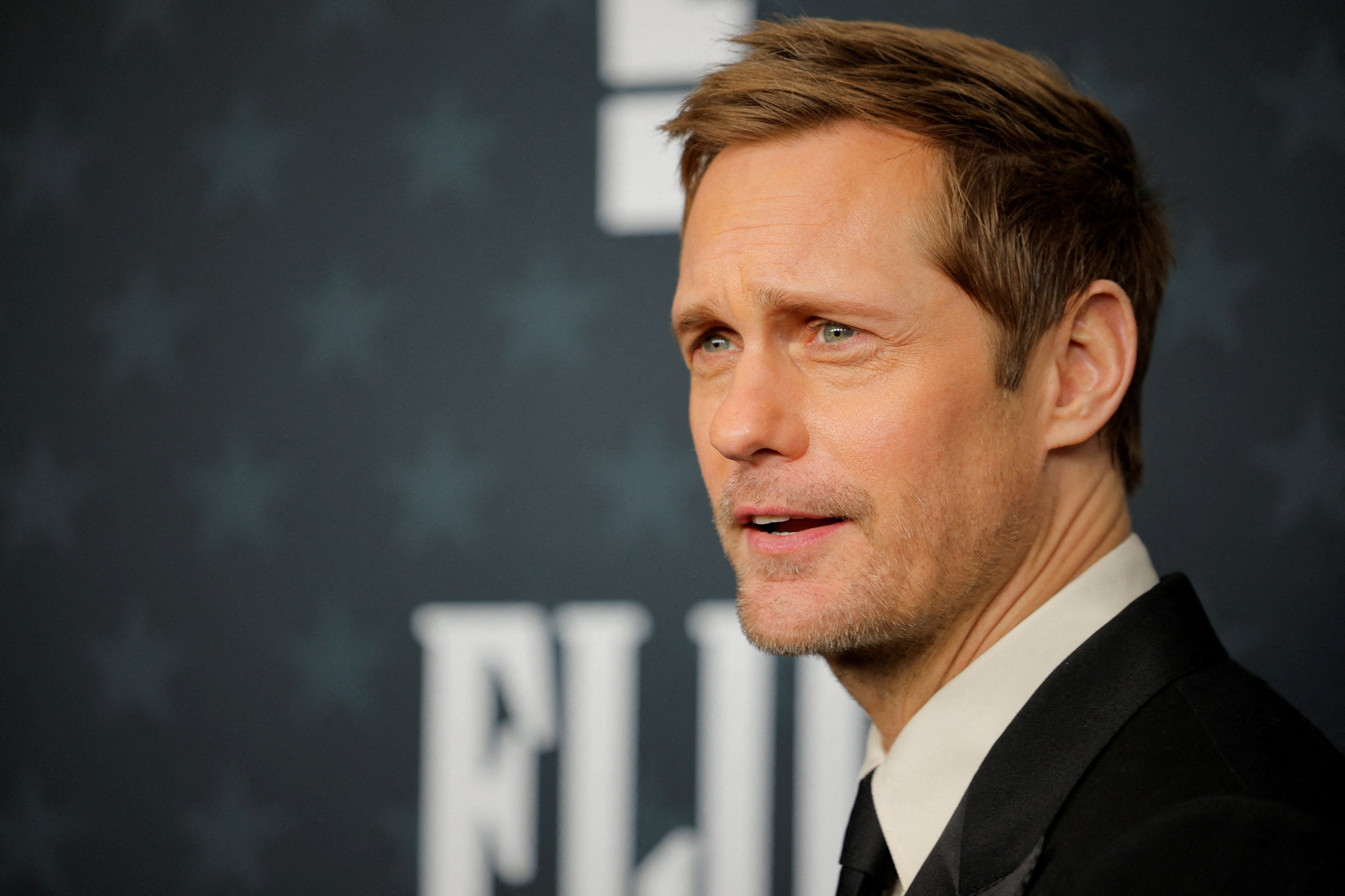 Skarsgard calls woven costume in Wicker movie a masterpiece