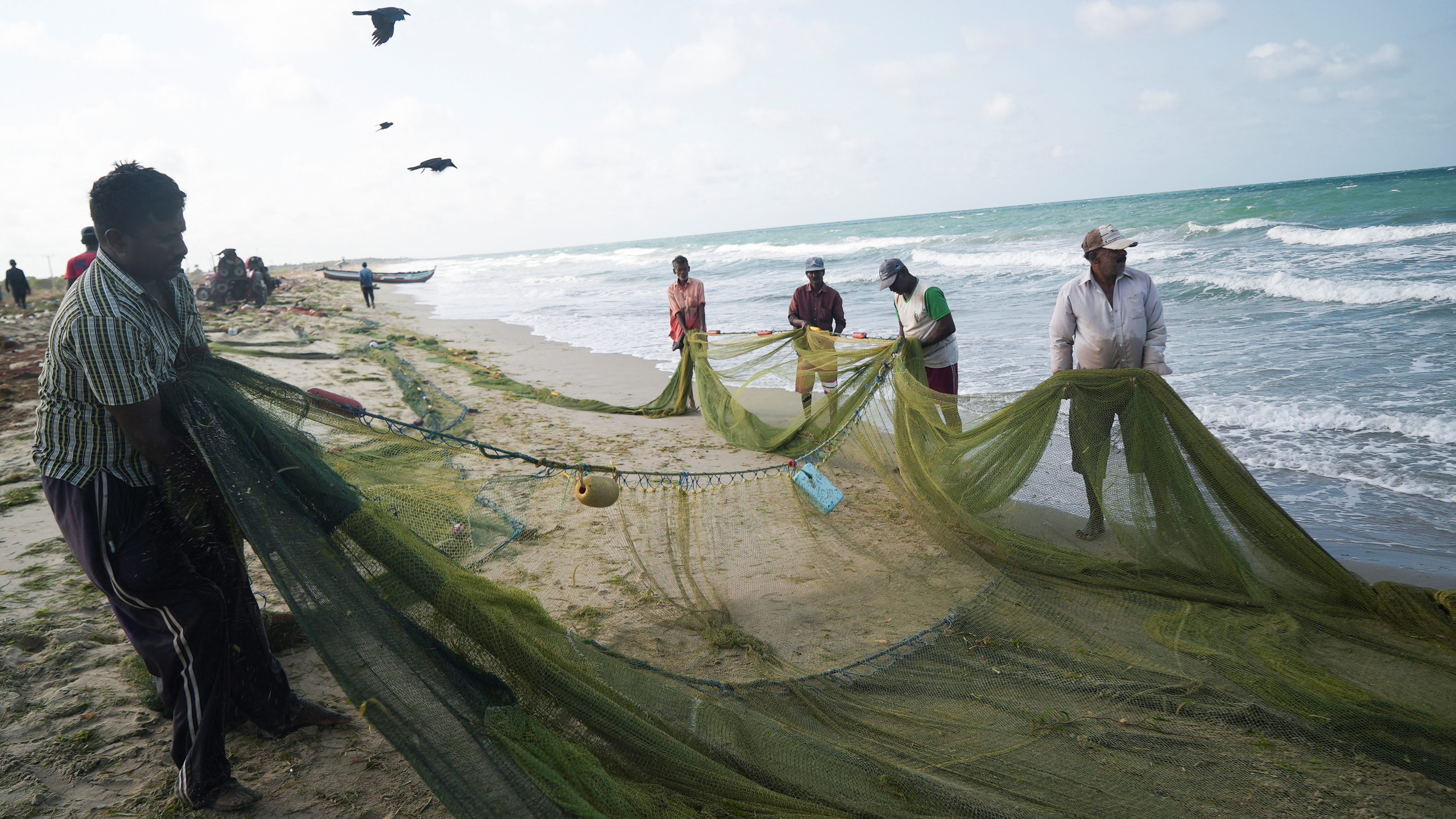 Low on petrol and resources, Sri Lankan fishermen sail against the tides to make a living