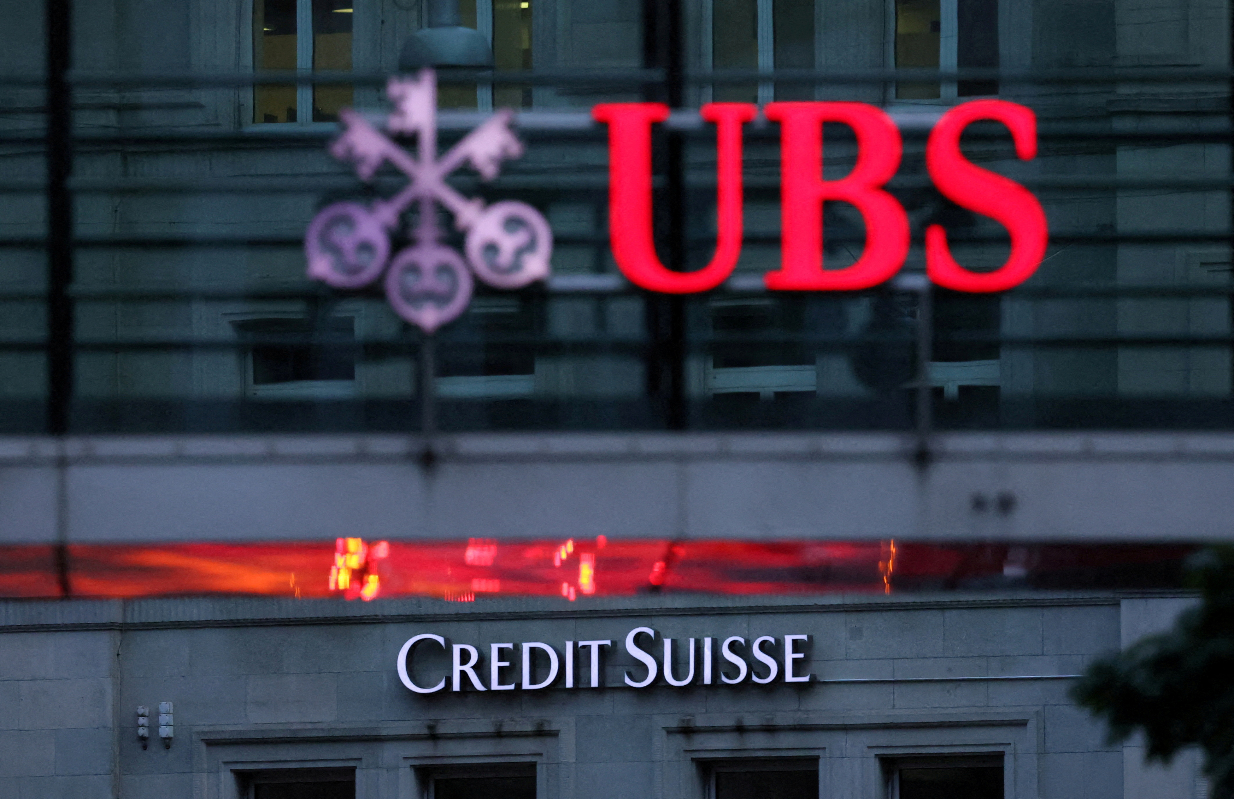 FILE PHOTO: Swiss bank UBS news conference in Zurich