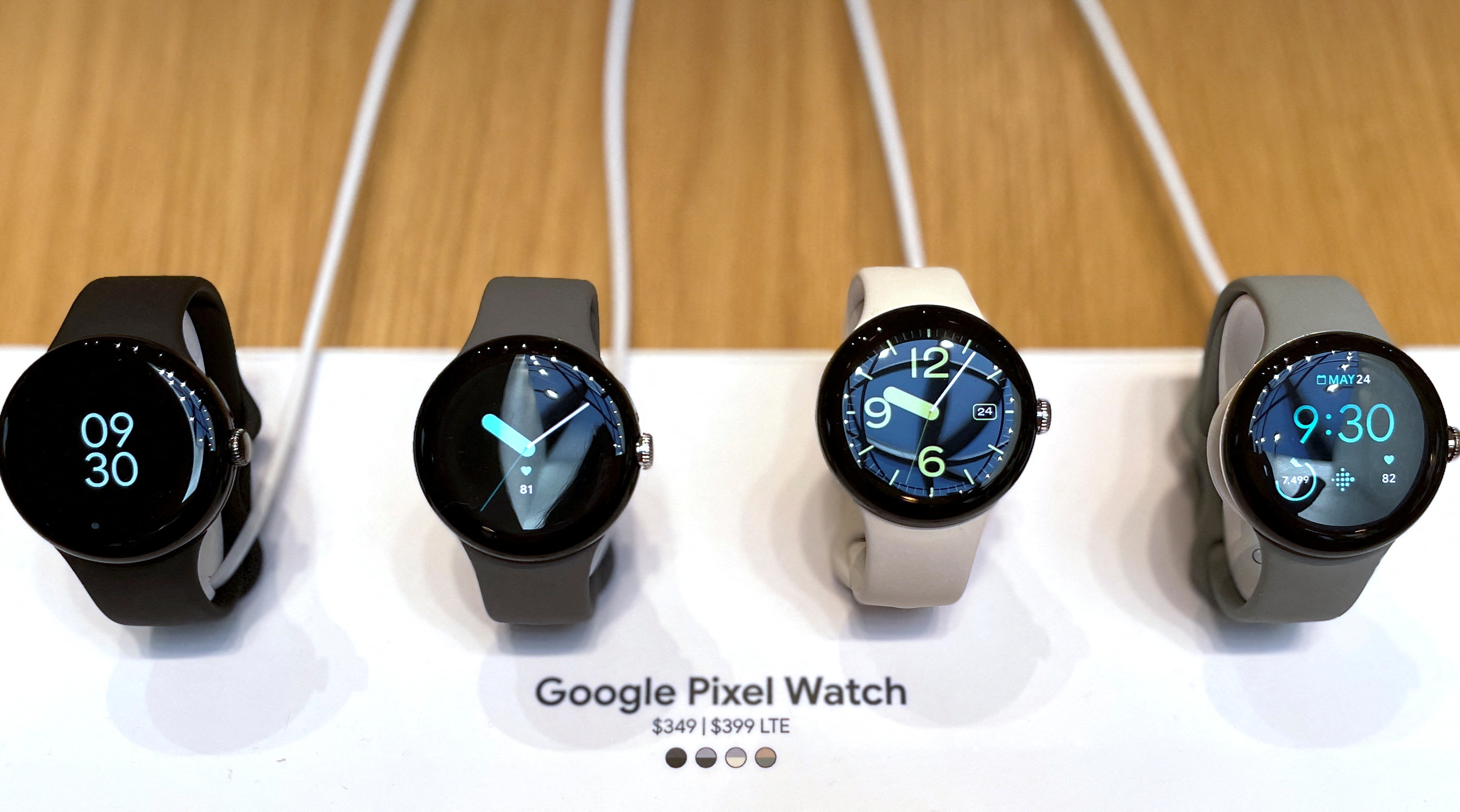 ＷＥＢ限定カラー有 美品 SIMフリー Google Pixel Watch LTE 電池良好