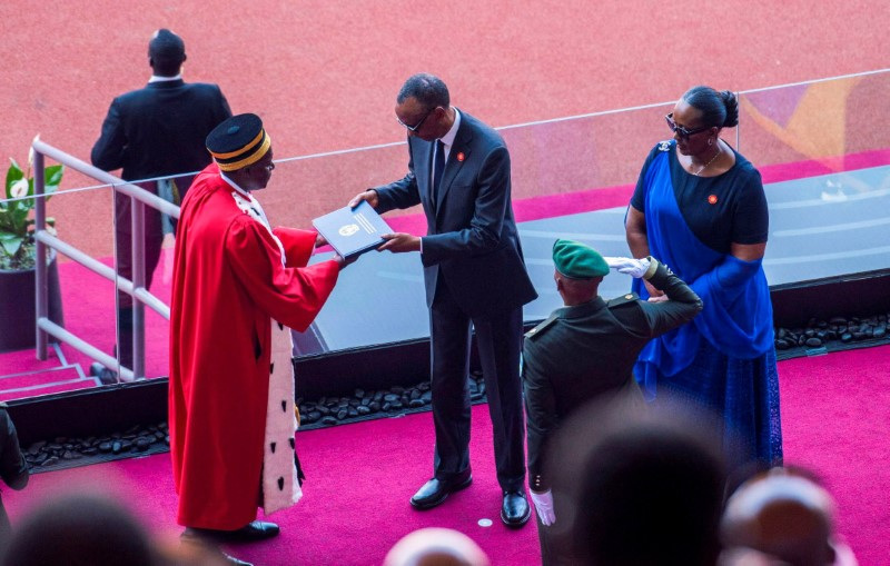 Rwanda's President Kagame sworn in to extend lengthy tenure | Reuters