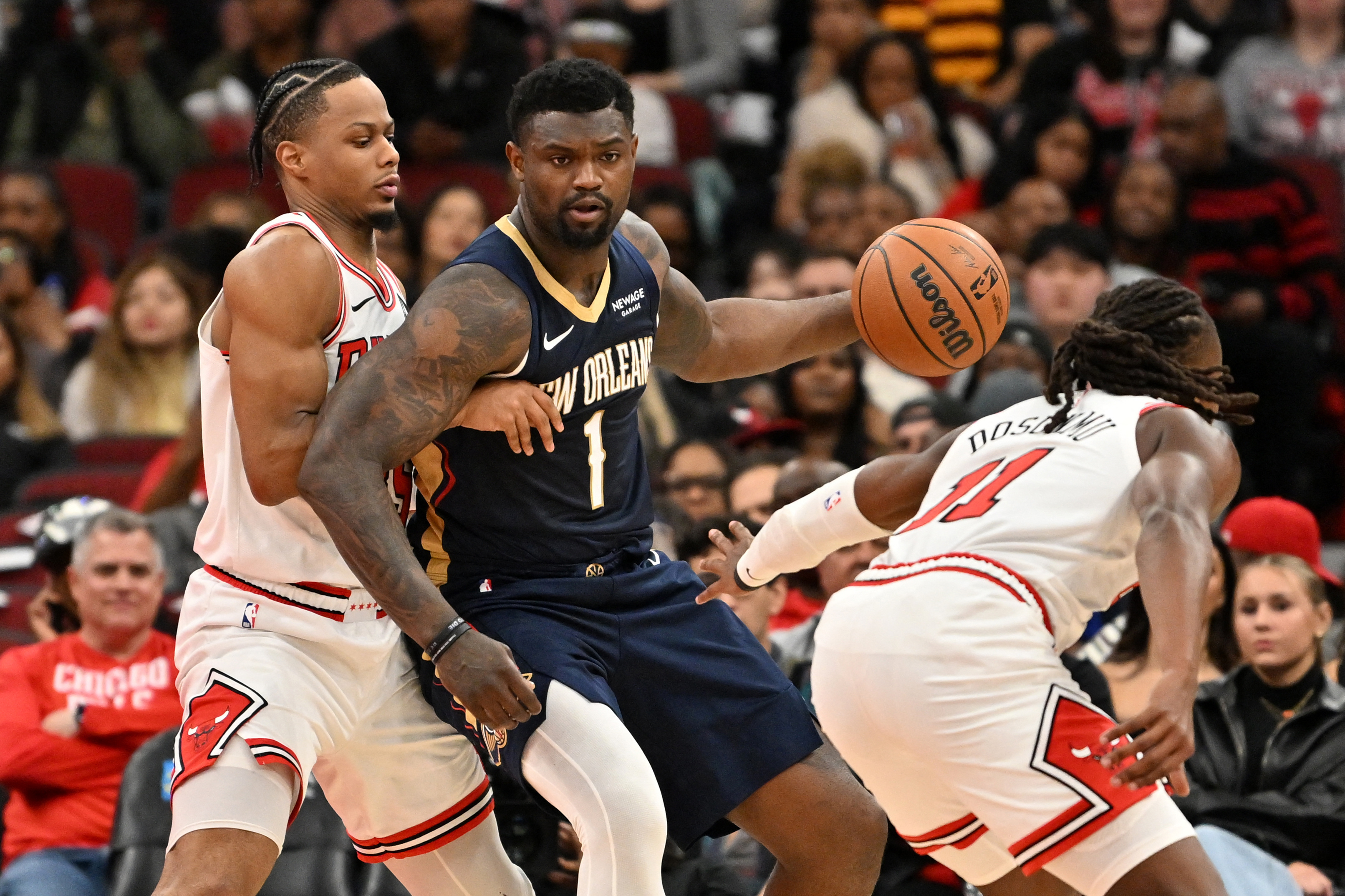 Eight Bulls post double figures as Pelicans can't keep pace | Reuters