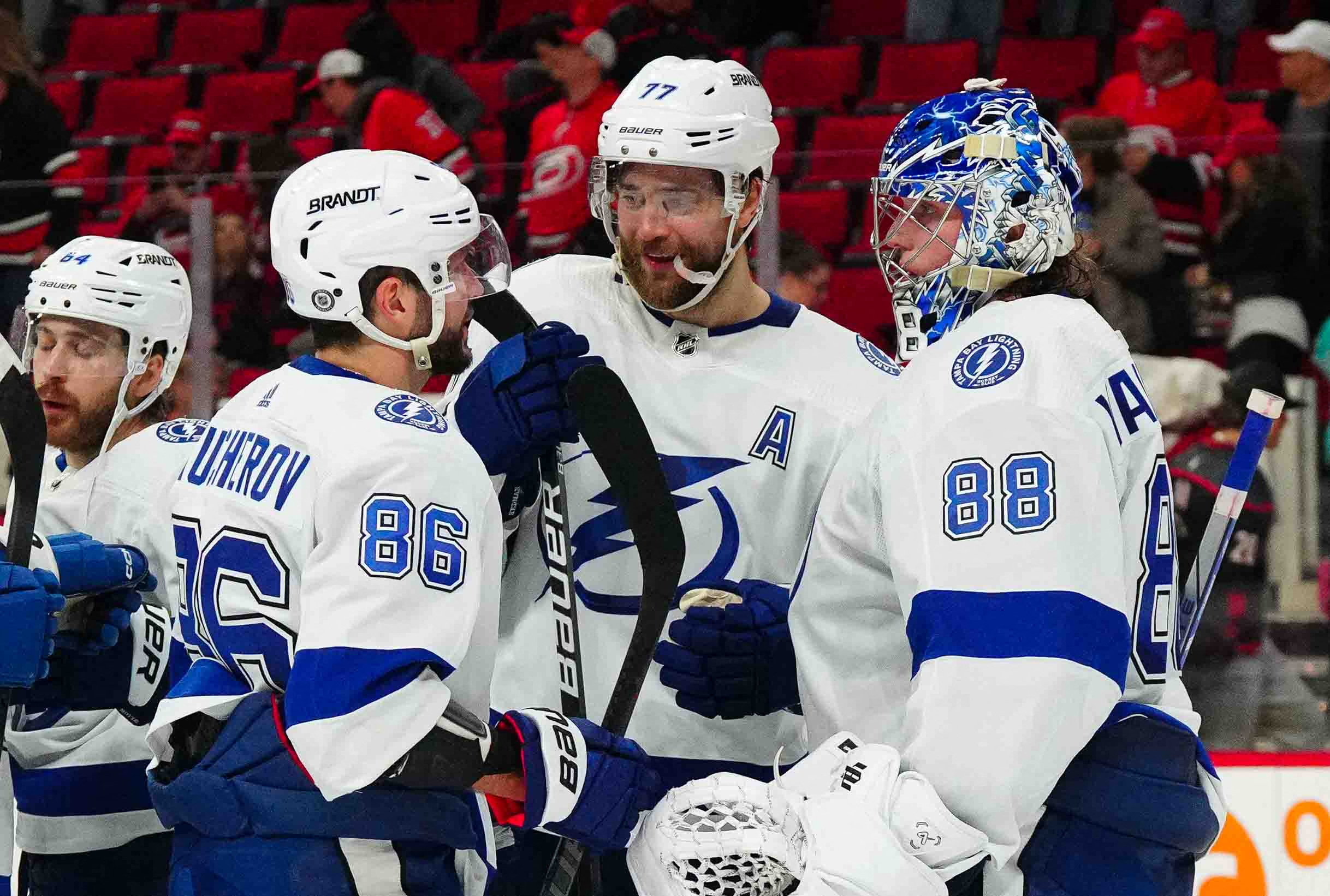 Lightning mark Andrei Vasilevskiy's return with rout of Hurricanes ...