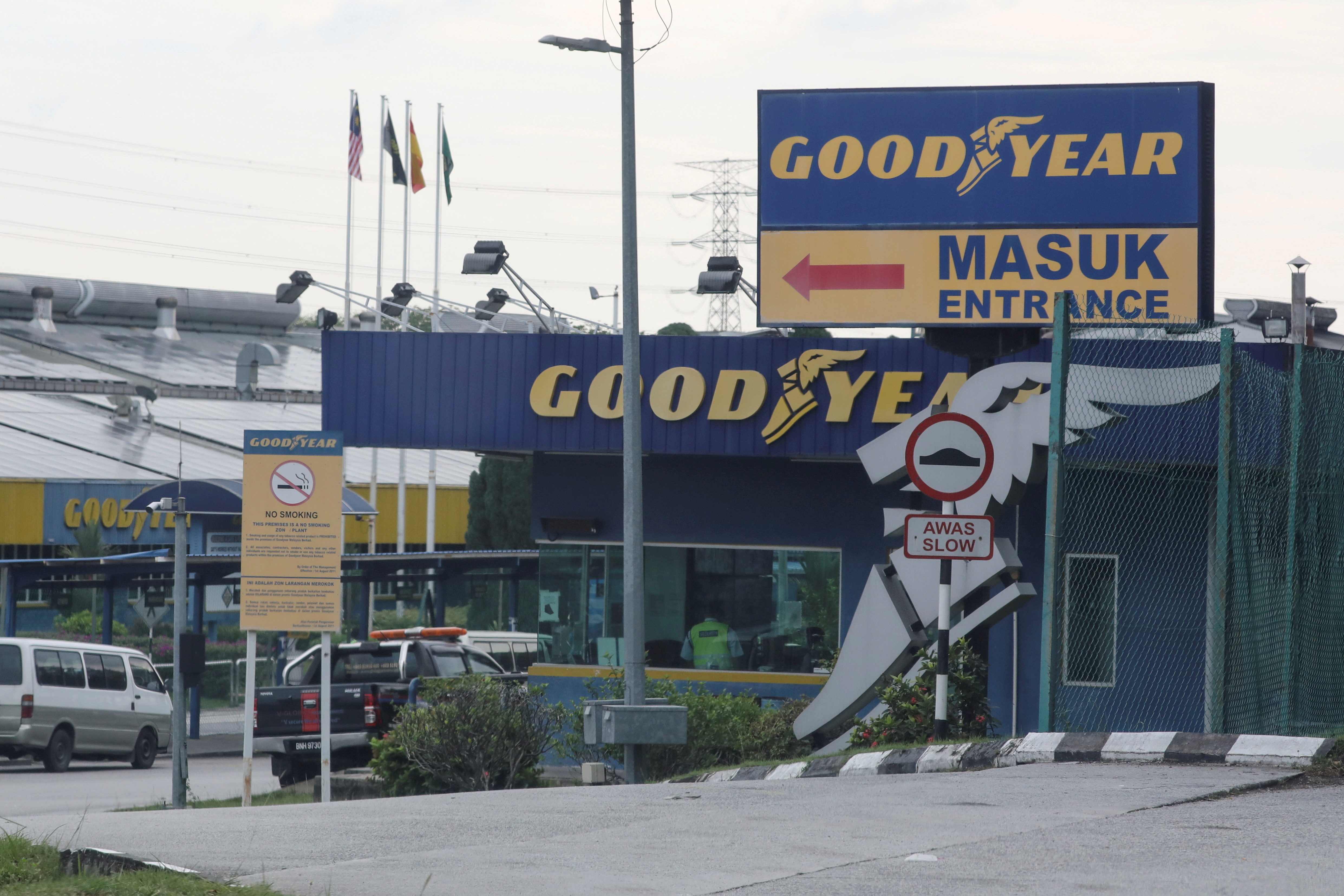 A general view of Goodyear factory in Shah Alam