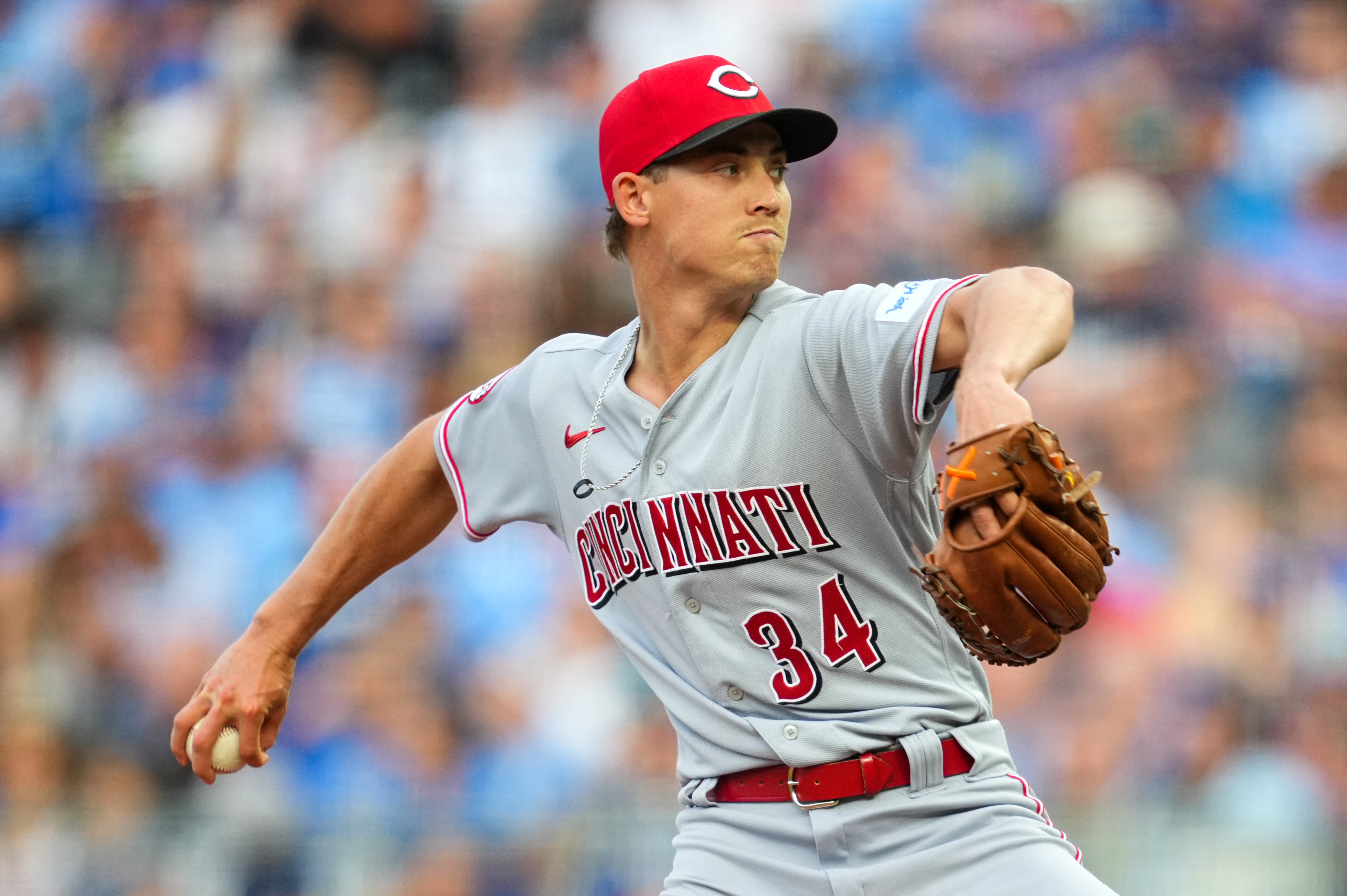 Phillies' pitcher takes over MLB wins lead in victory against Greinke,  Royals 