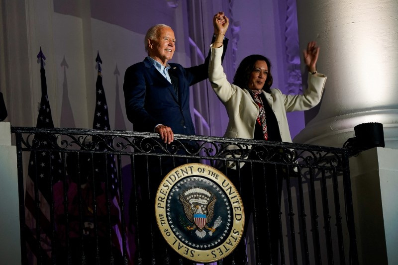 U.S. President Joe Biden and first lady Jill Biden host an Independence Day celebration at the White House in Washington