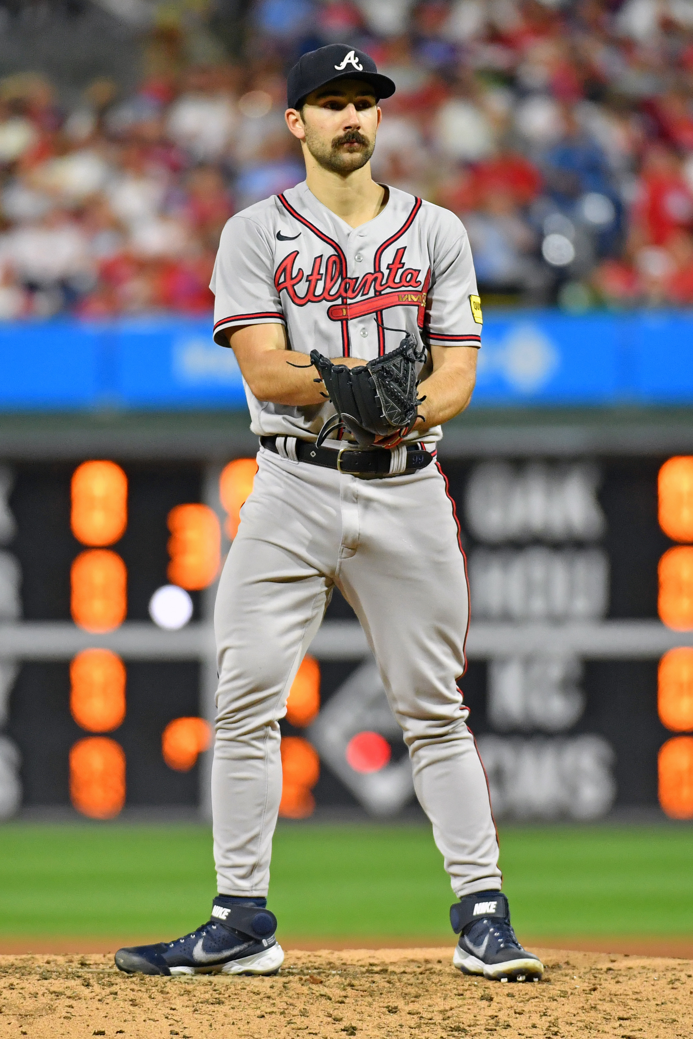 J.T. Realmuto Philadelphia Phillies Gray and Red Nike Player