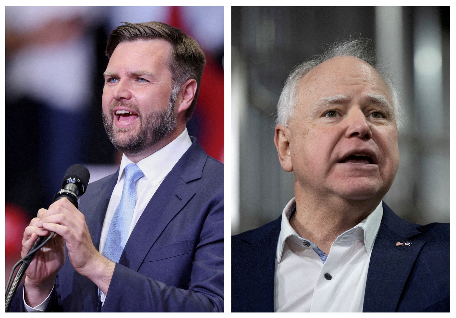 US election 2024 JD Vance, Tim Walz to square off in VP debate Reuters
