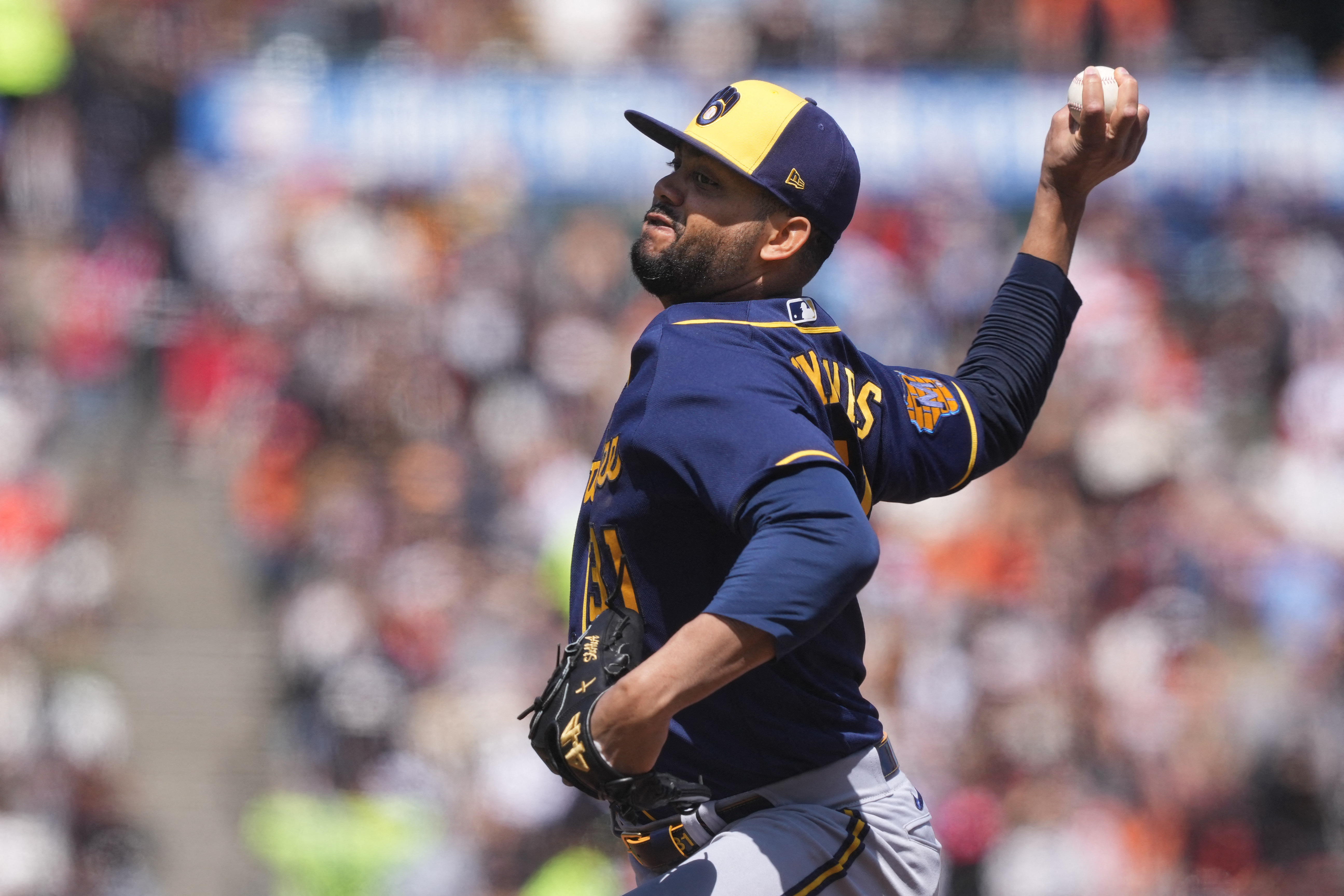 Brewers end 6-game skid with 7-3 victory over Giants - ABC7 San Francisco