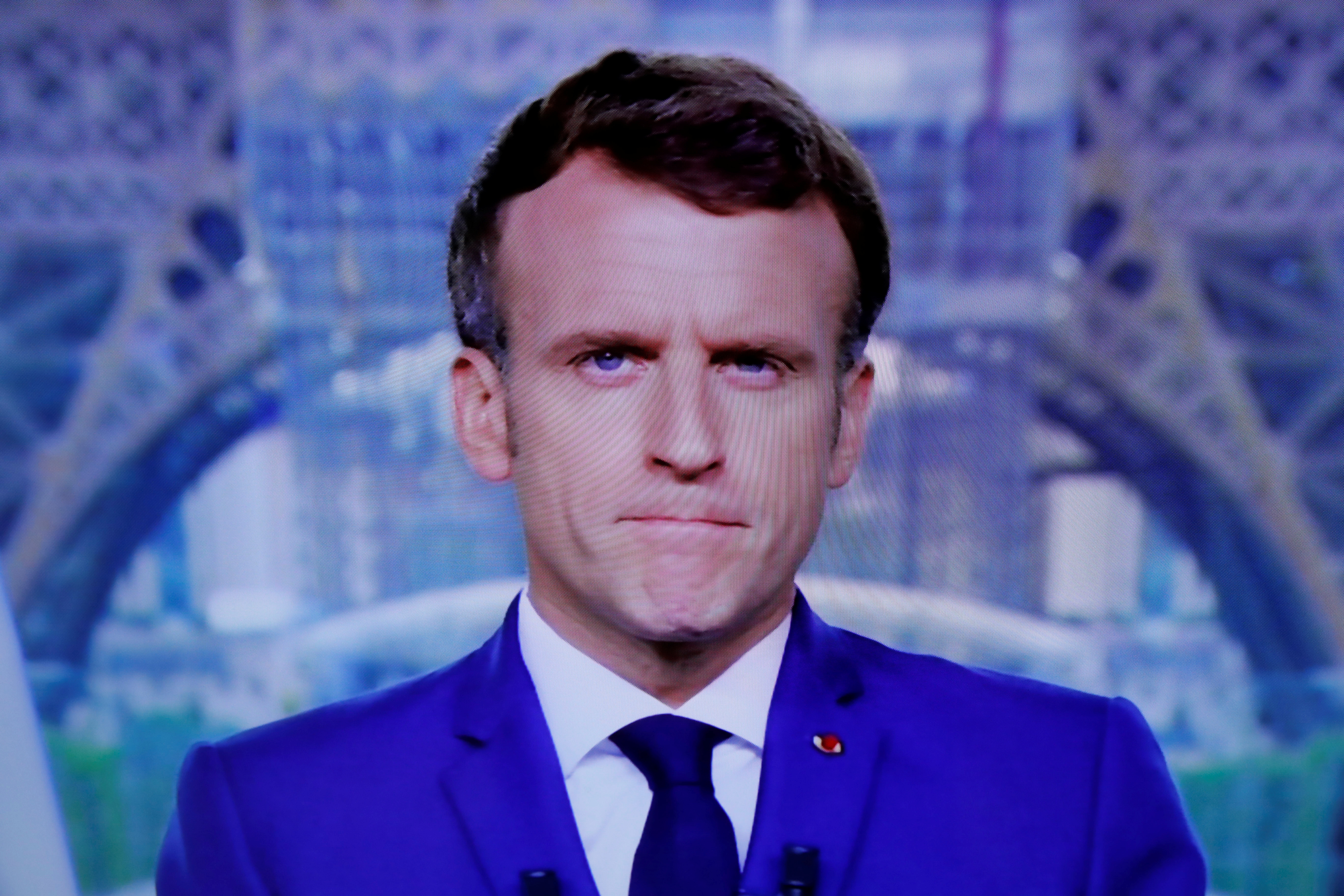 French President Macron gives televised address to the nation