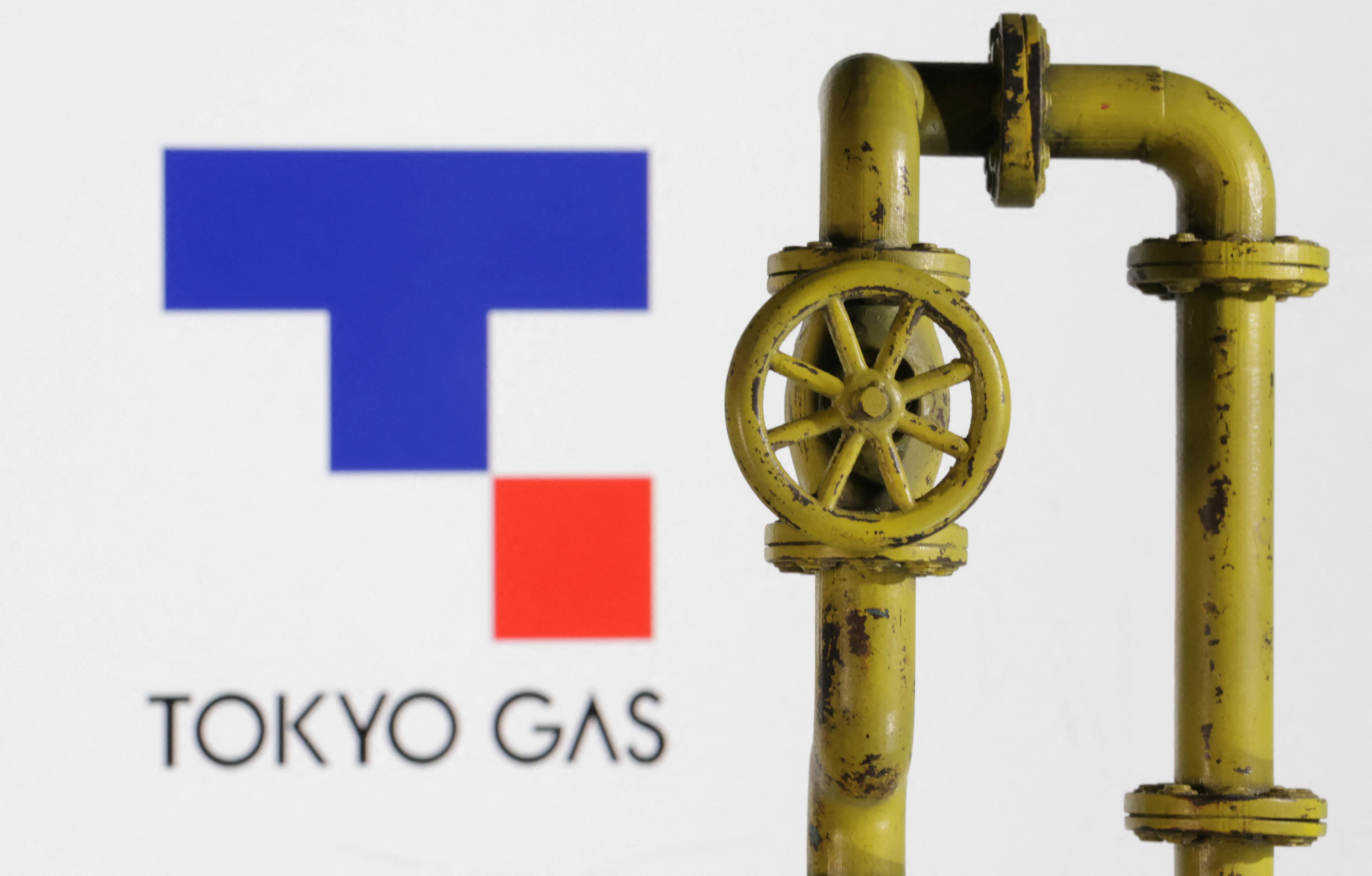 Illustration shows Tokyo gas logo