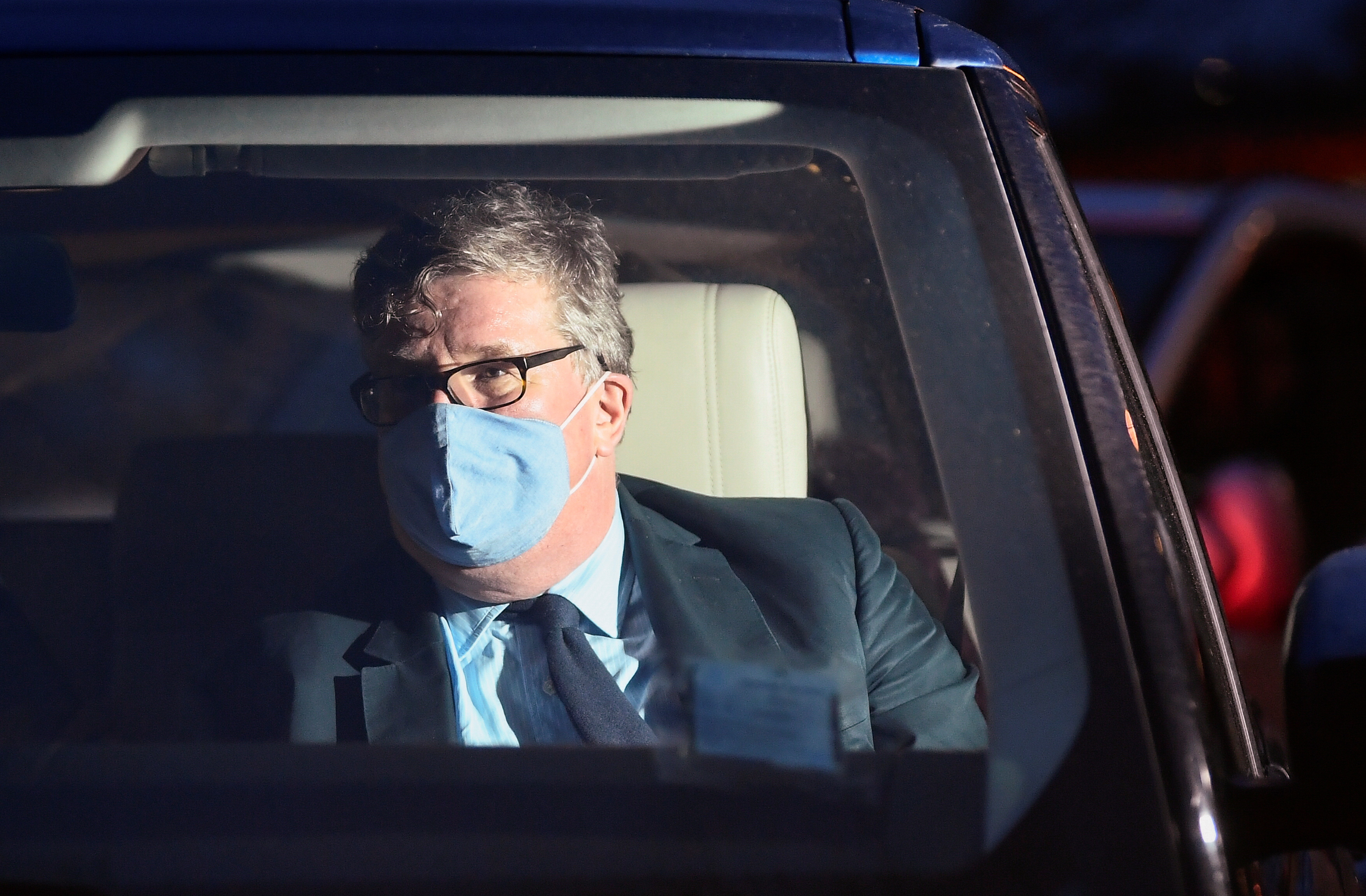 Britain's Crispin Odey at Hendon Magistrates' Court in London