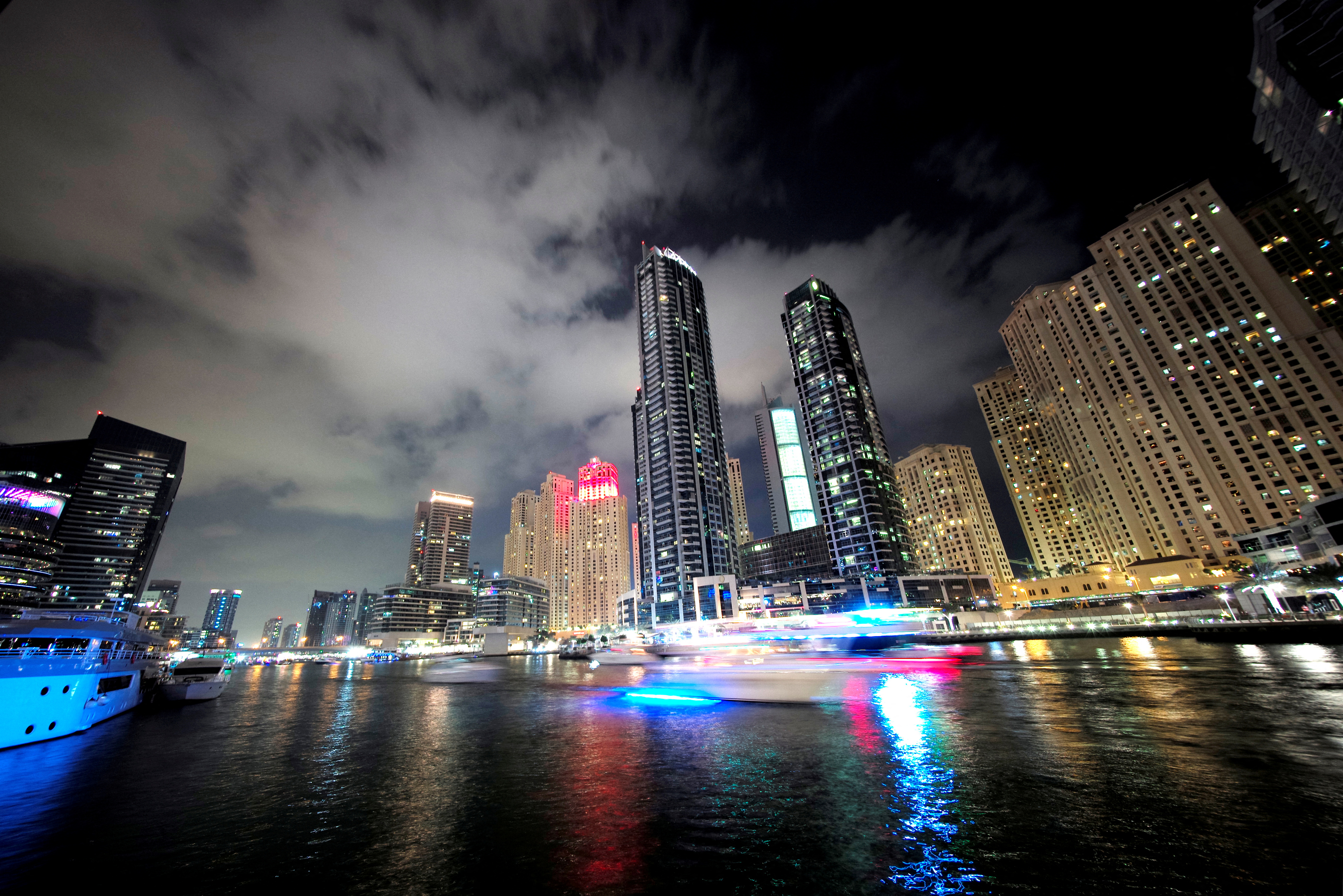 General view of Dubai Marina in Dubai