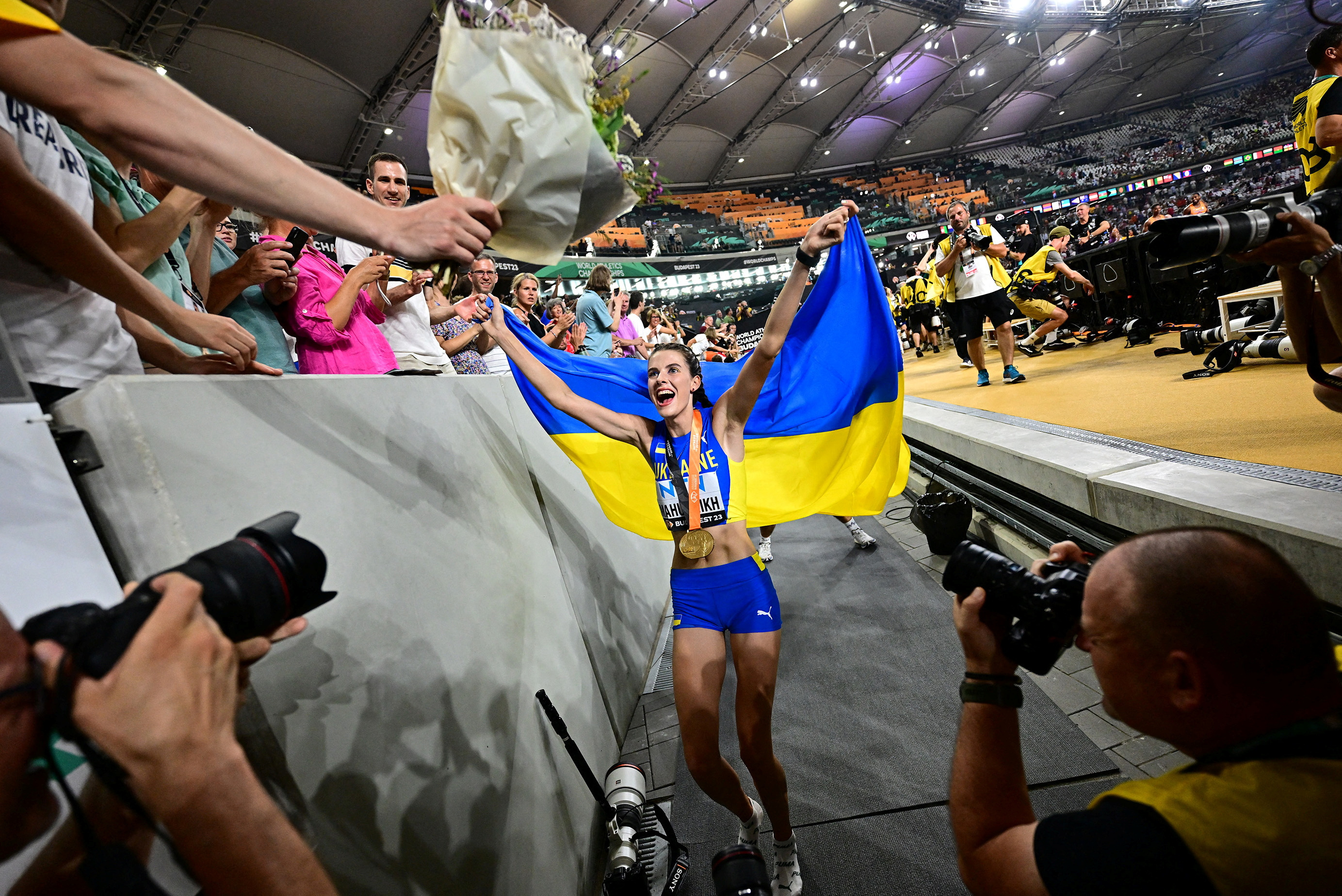 Ukraines Mahuchikh soars to world championship victory in womens high jump Reuters
