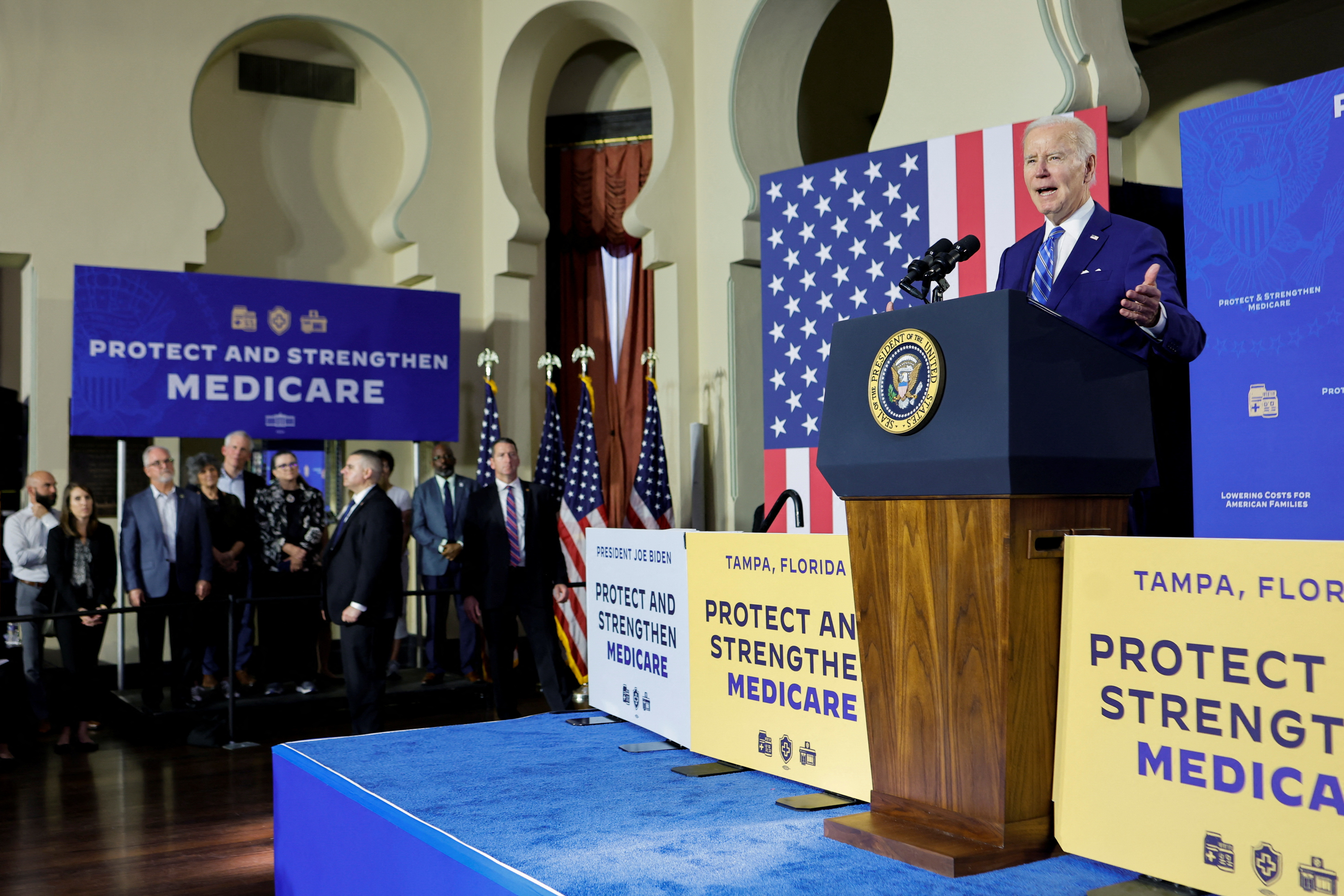 U.S. President Joe Biden visits Tampa, Florida