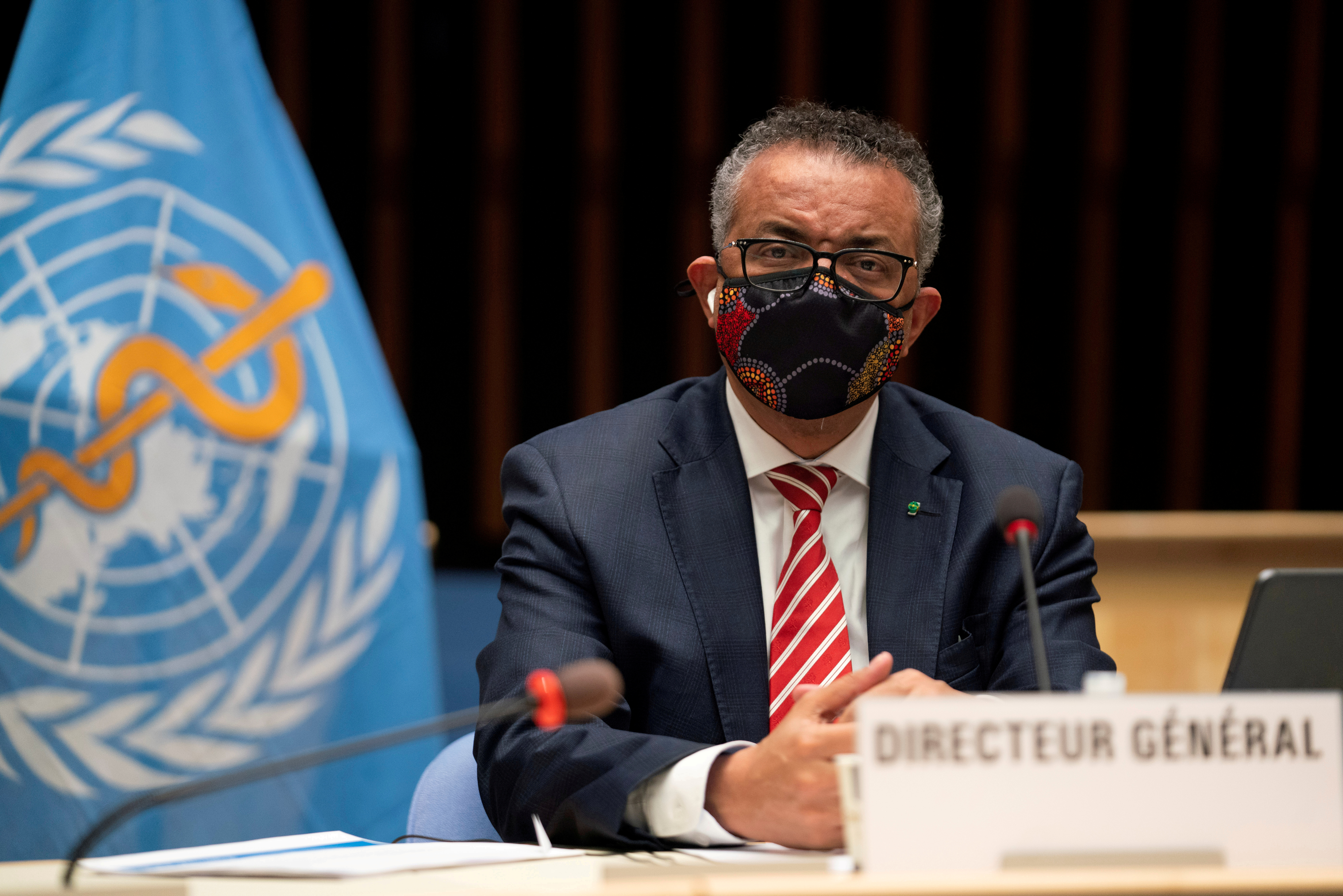 FILE PHOTO: World Health Organization (WHO) Executive Board session on the COVID-19 response in Geneva