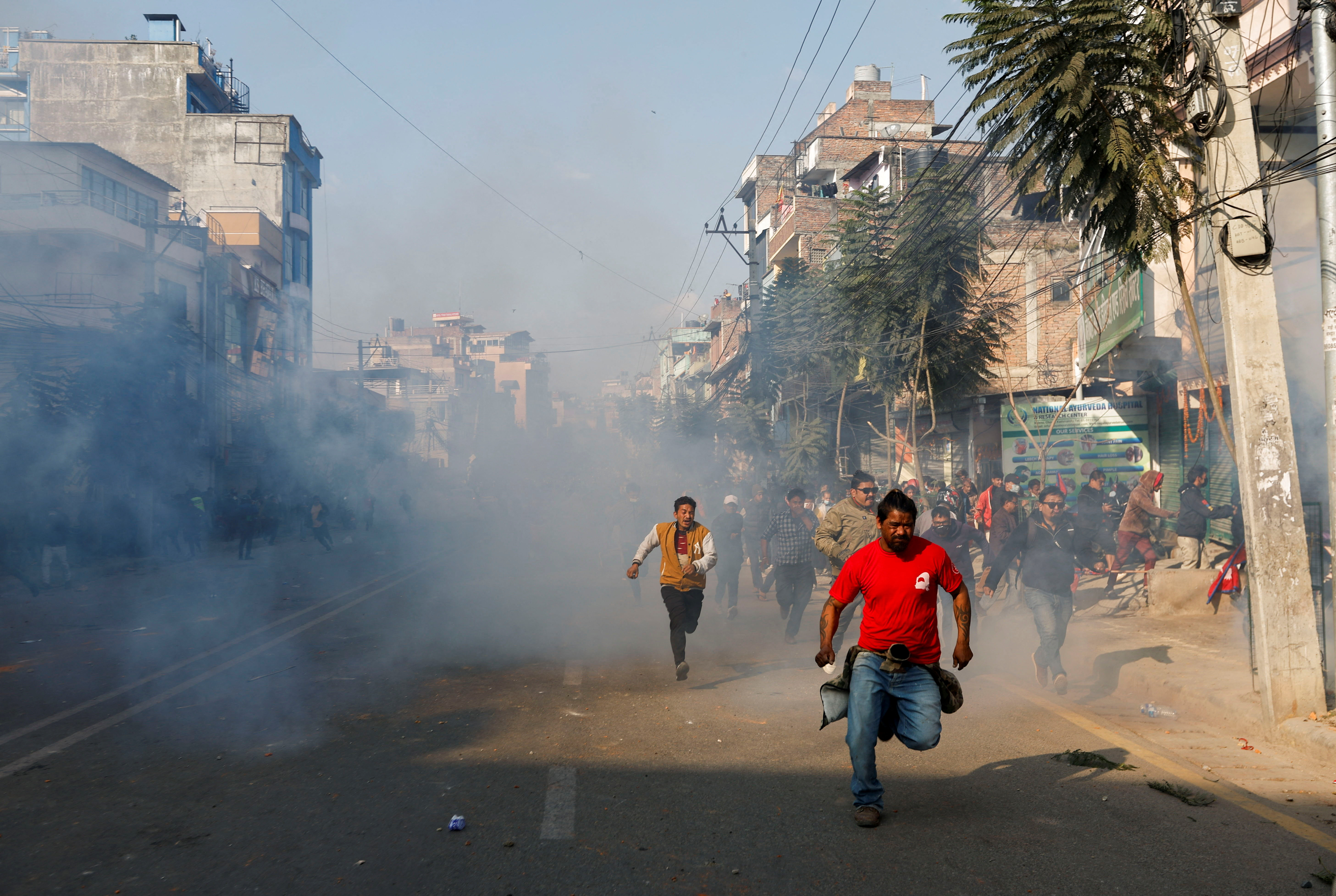 Pro-monarchist protesters clash with police in Nepal