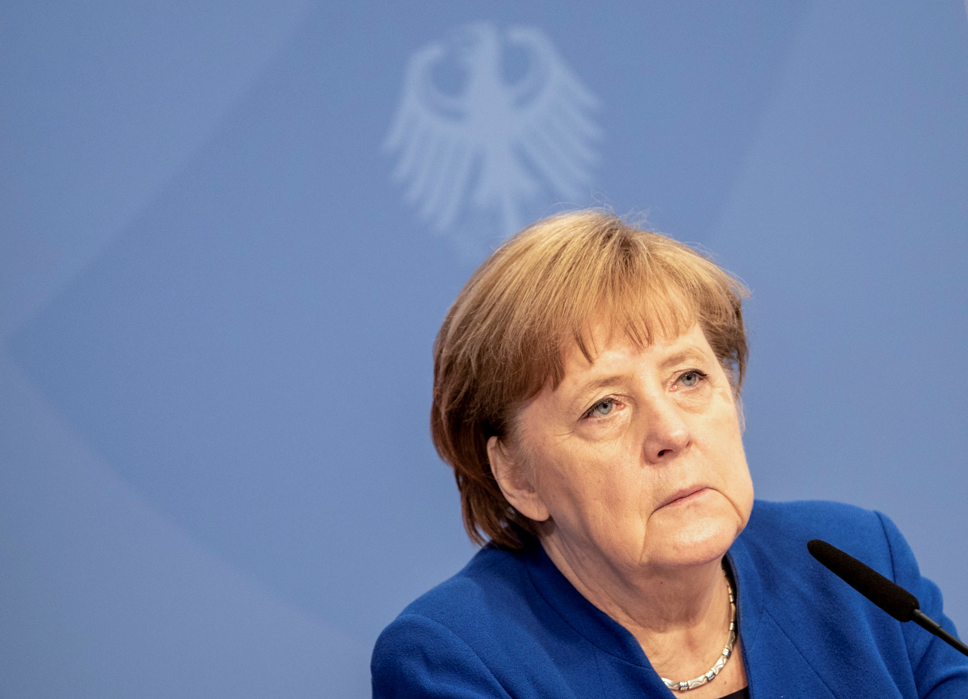 Germany's Merkel addresses Petersberg Climate Dialogue conference